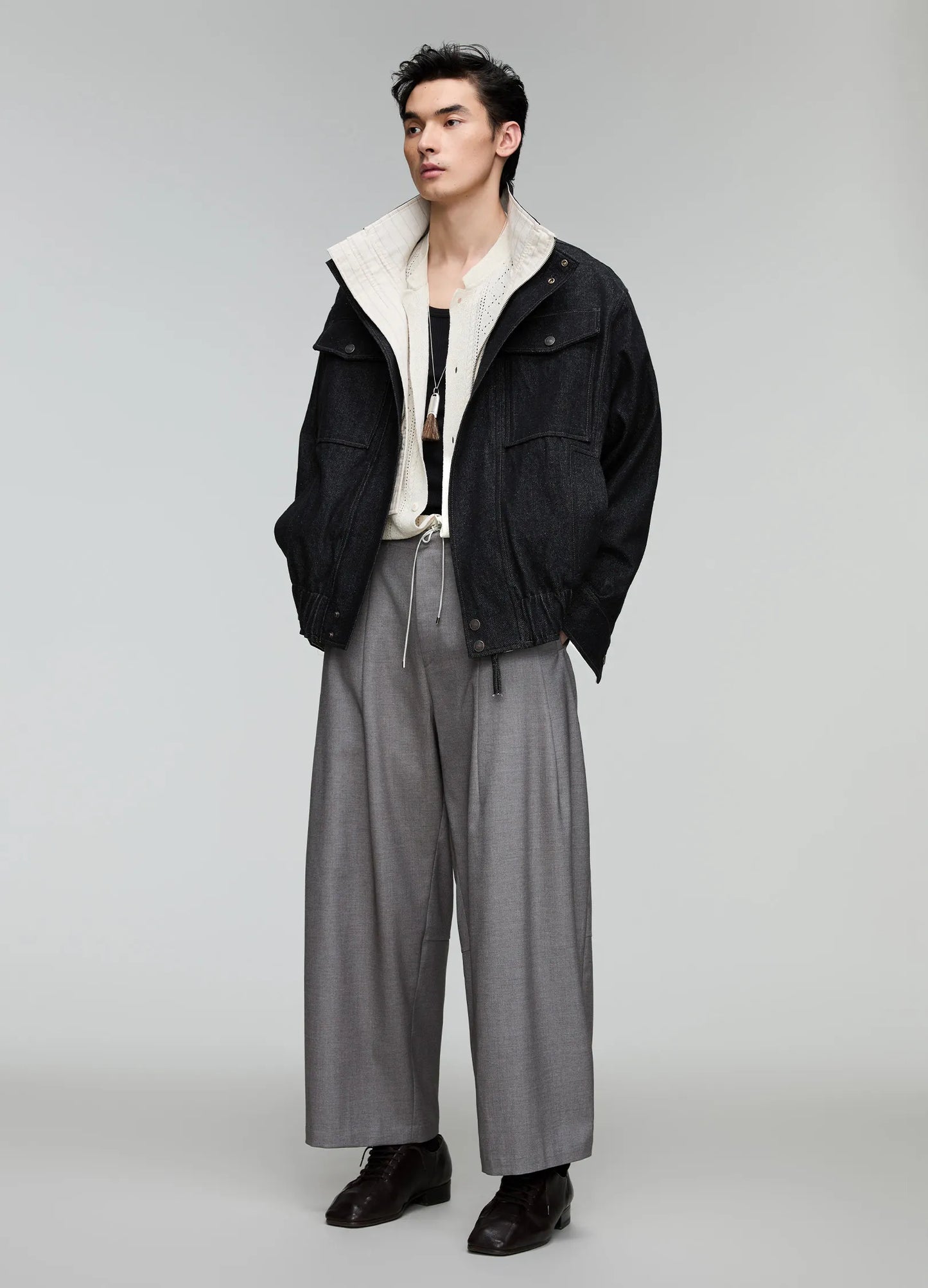 Denim Splicing Jacket