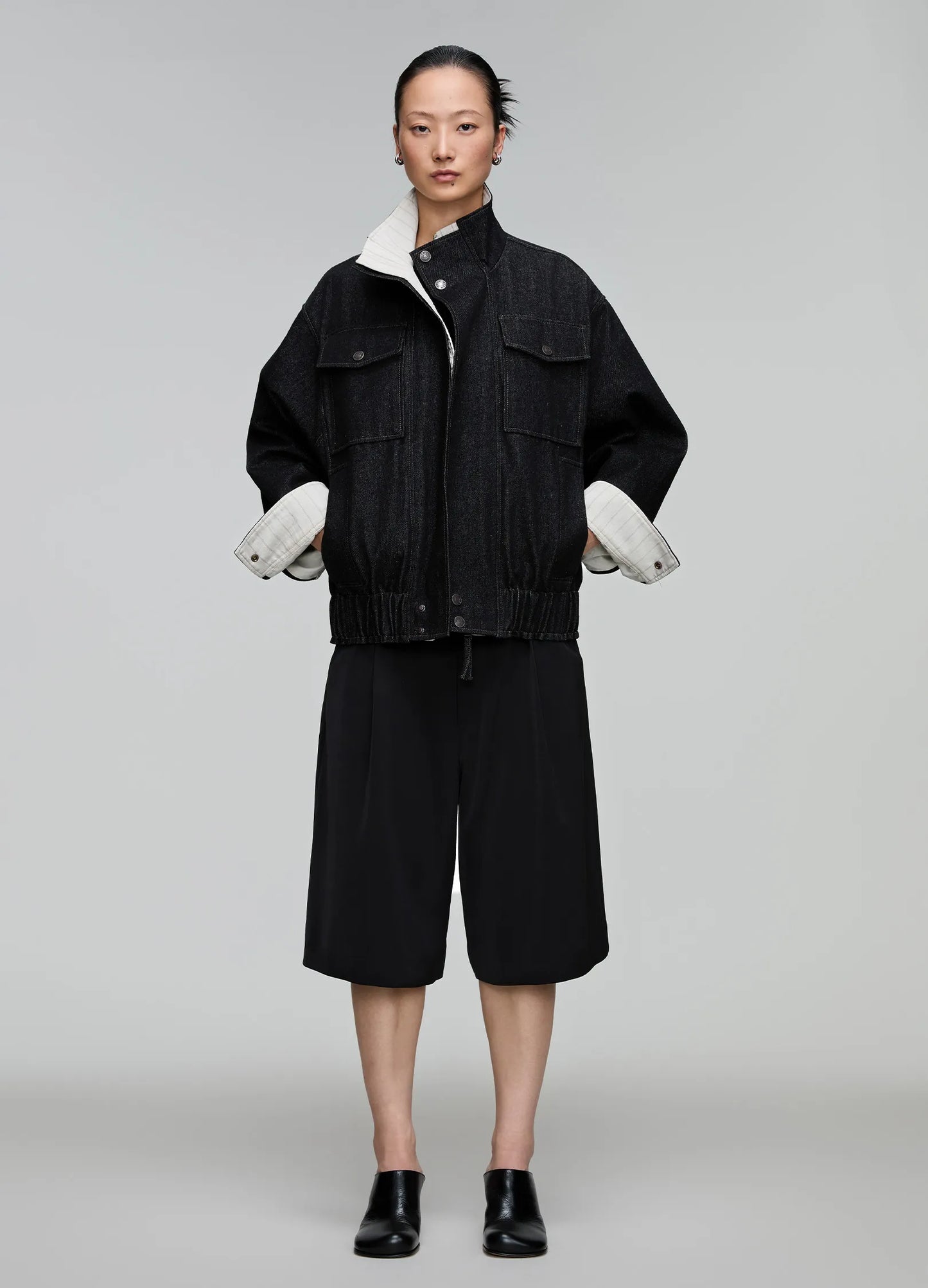 Denim Splicing Jacket