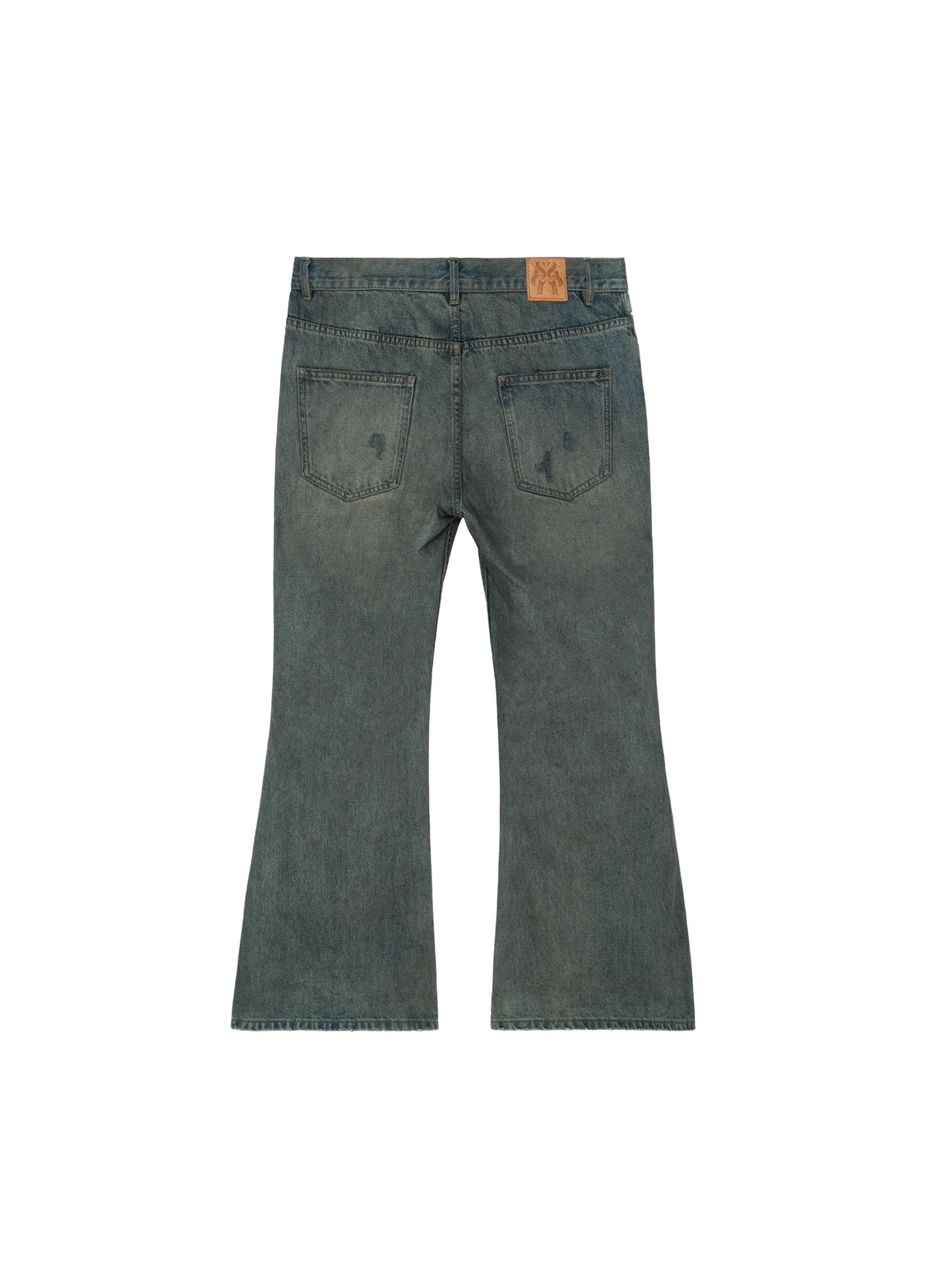 Distressed Wide Flares