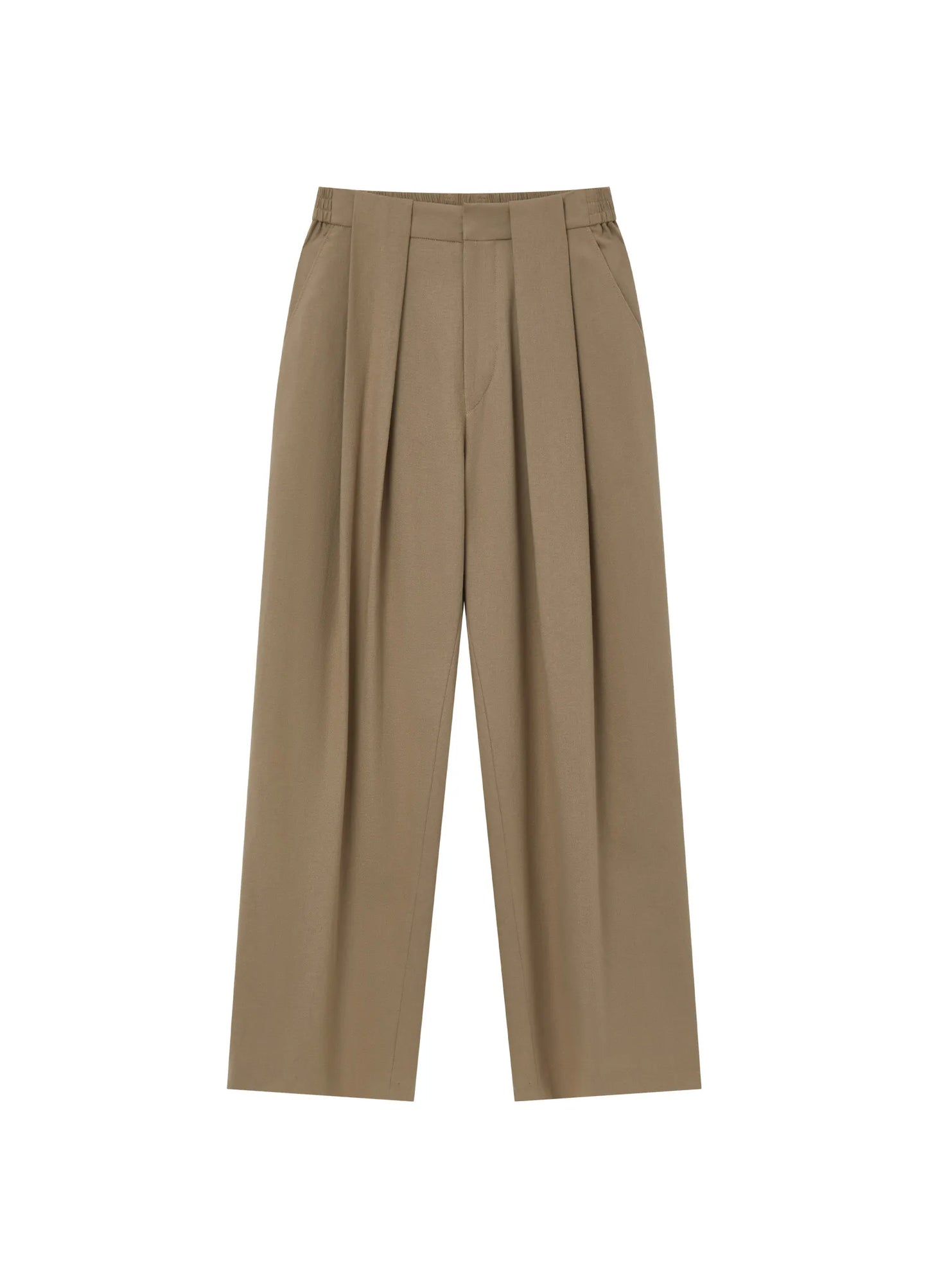 Double Pleat Suit Trousers