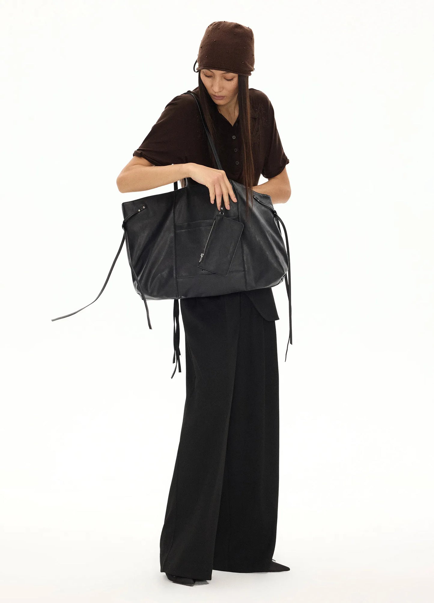Double Waist Wide Trousers