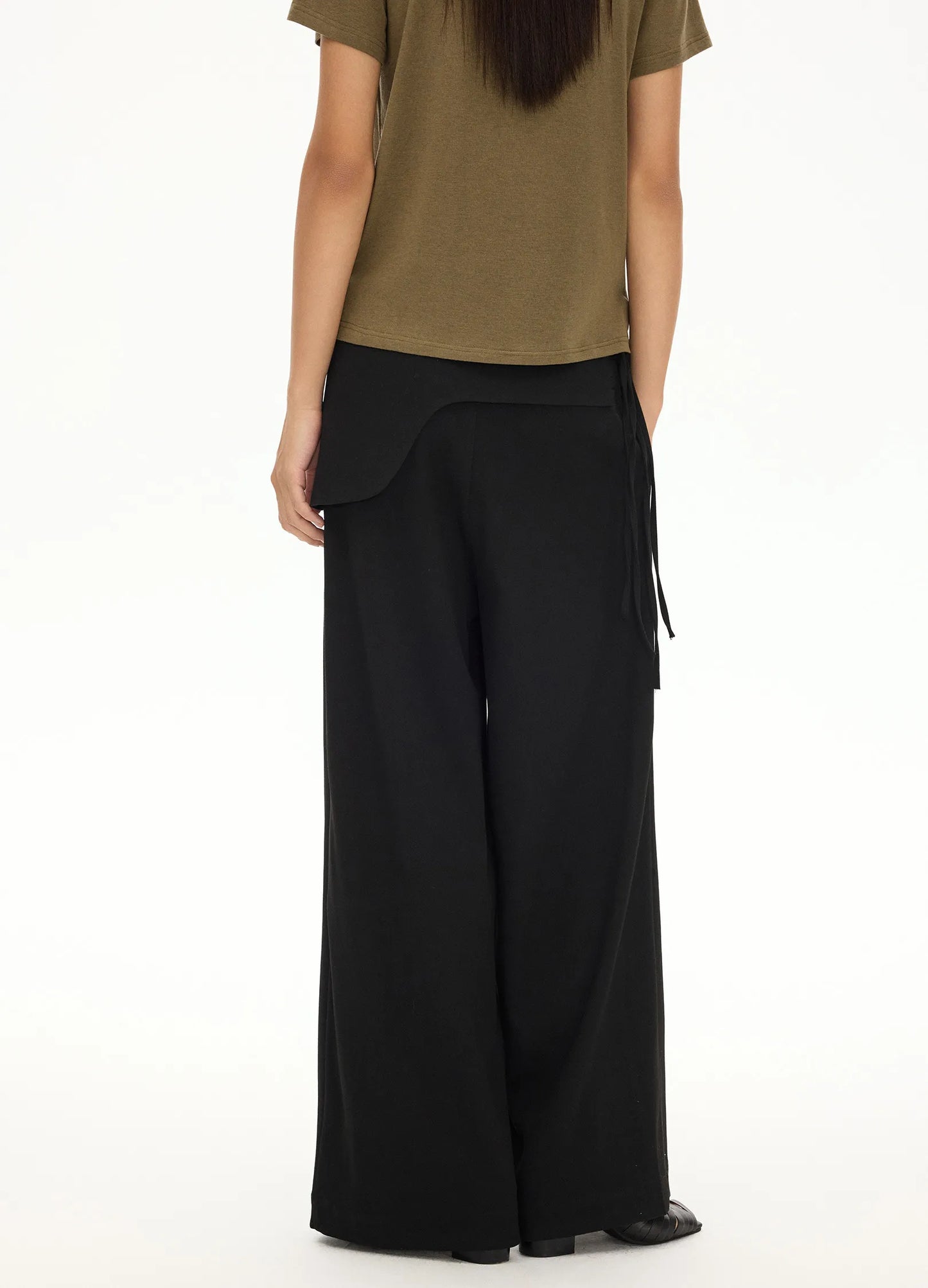 Double Waist Wide Trousers