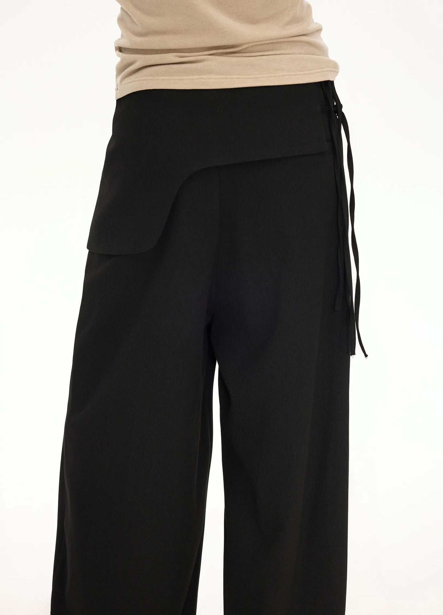 Double Waist Wide Trousers