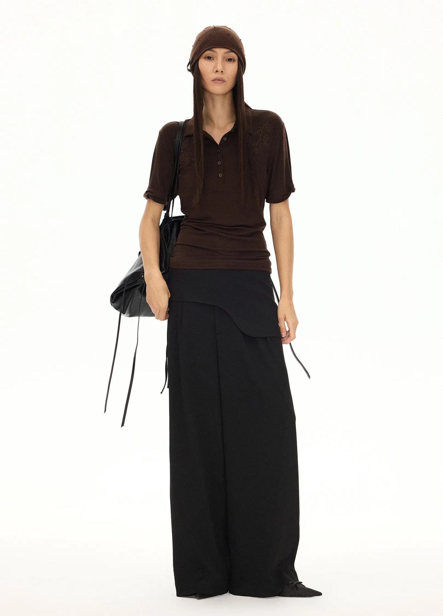 Double Waist Wide Trousers
