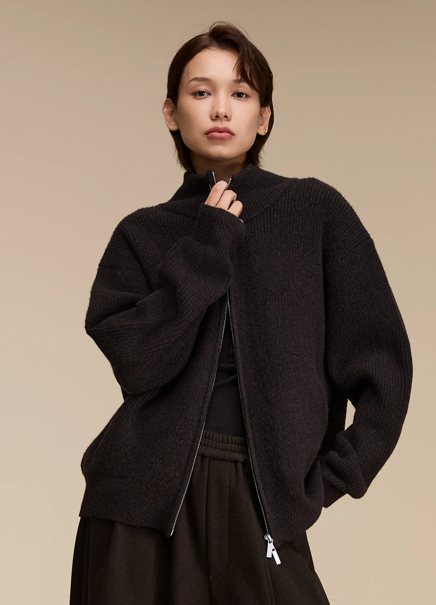 Double Zip Sweater
