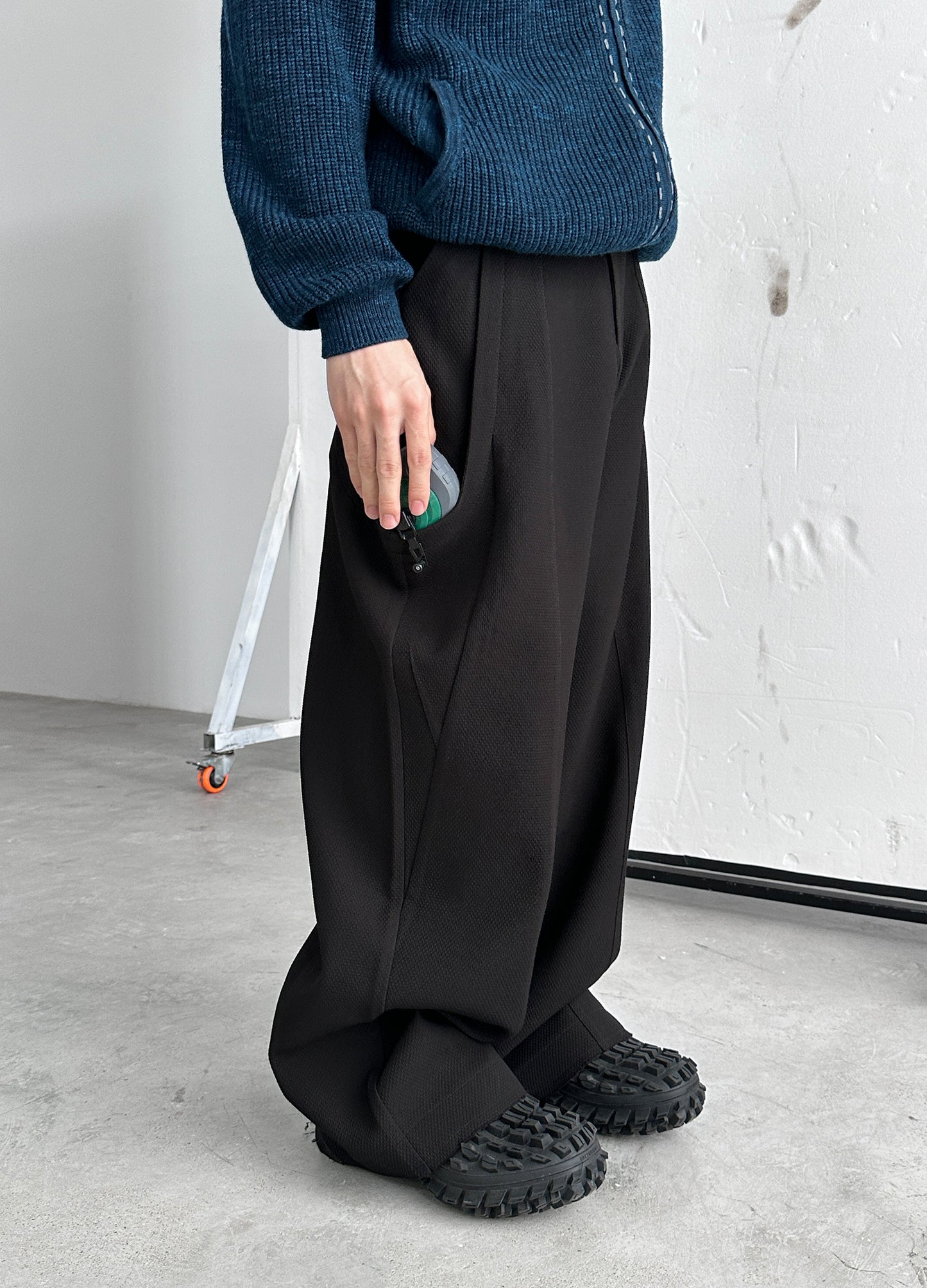 Dual Side Wide Trousers