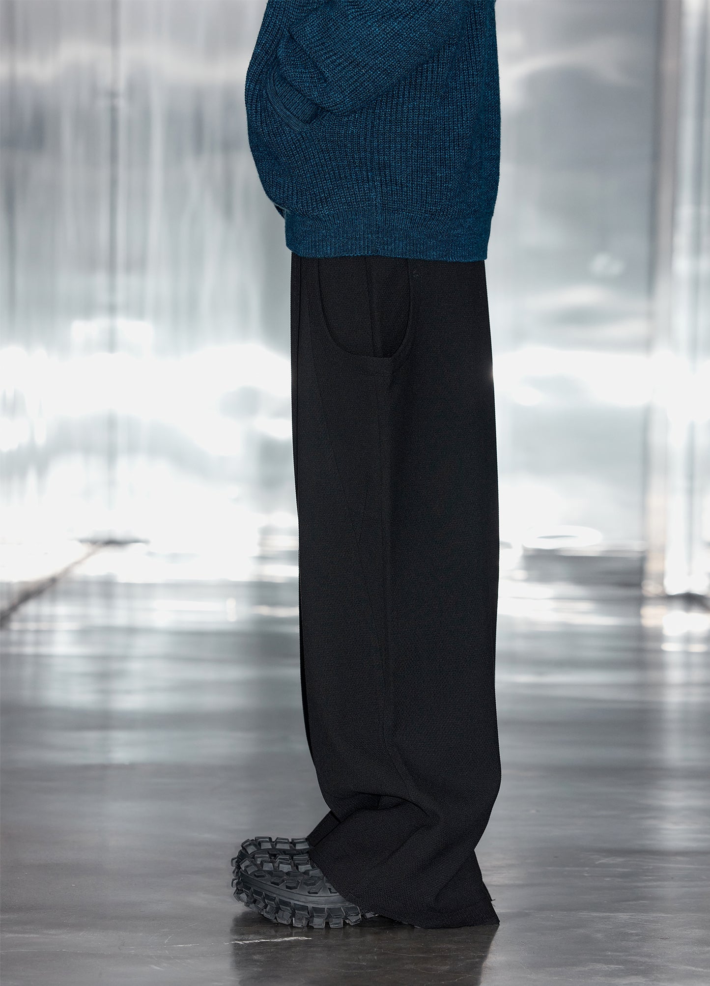 Dual Side Wide Trousers