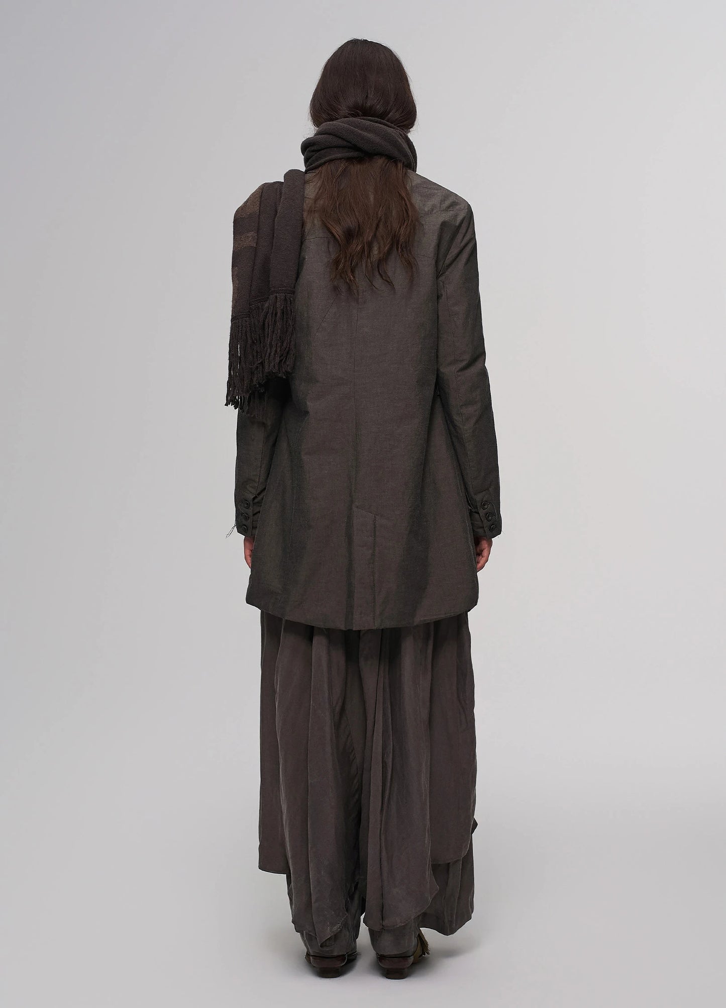 Embroidered Blazer Coat