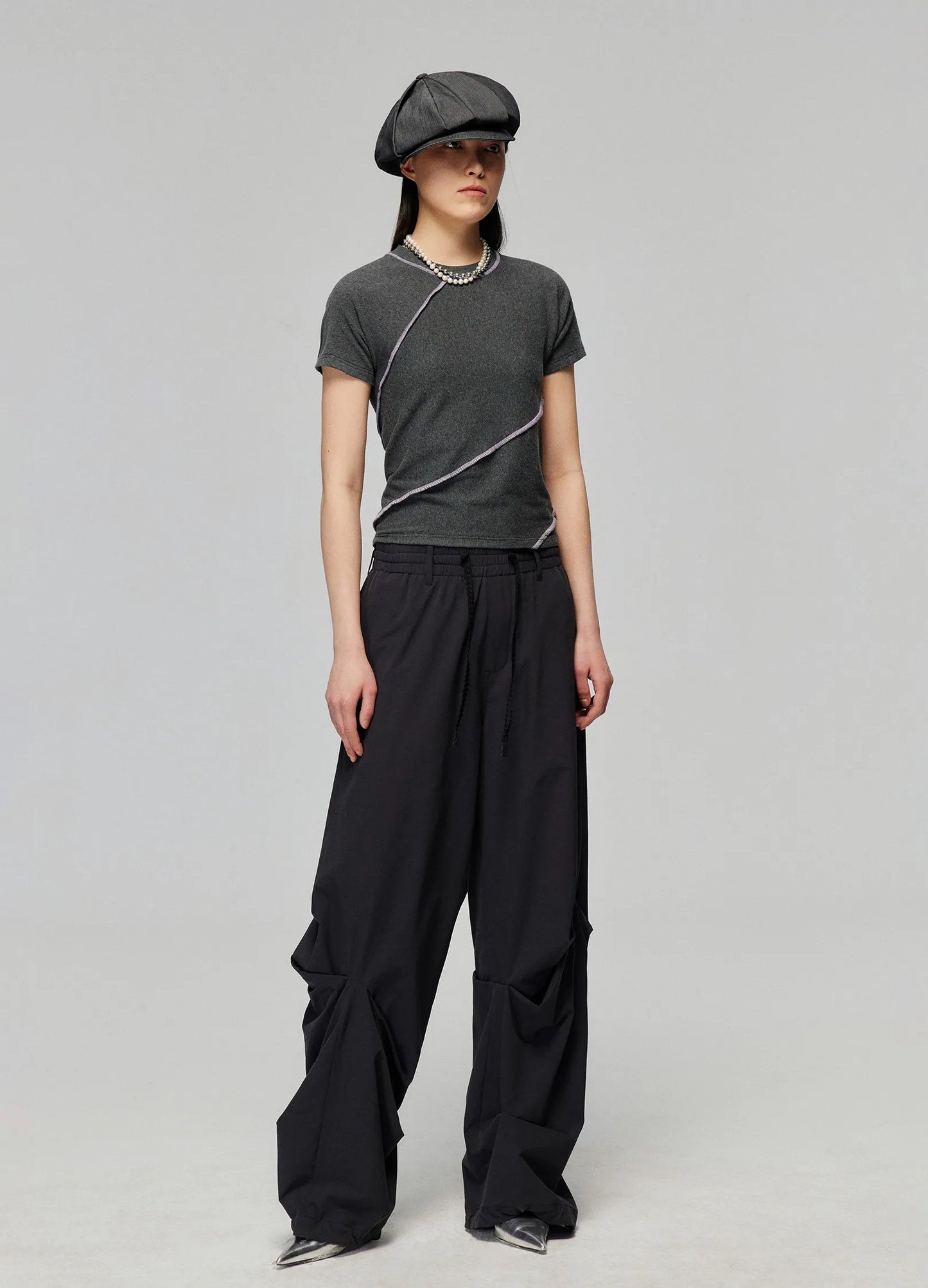 Fitted Ribbed Tee