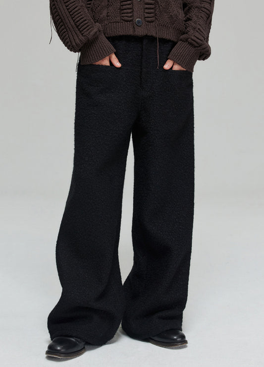 Fleece Wide Leg Trousers