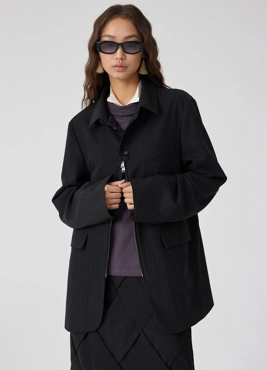 Half Zip Blazer