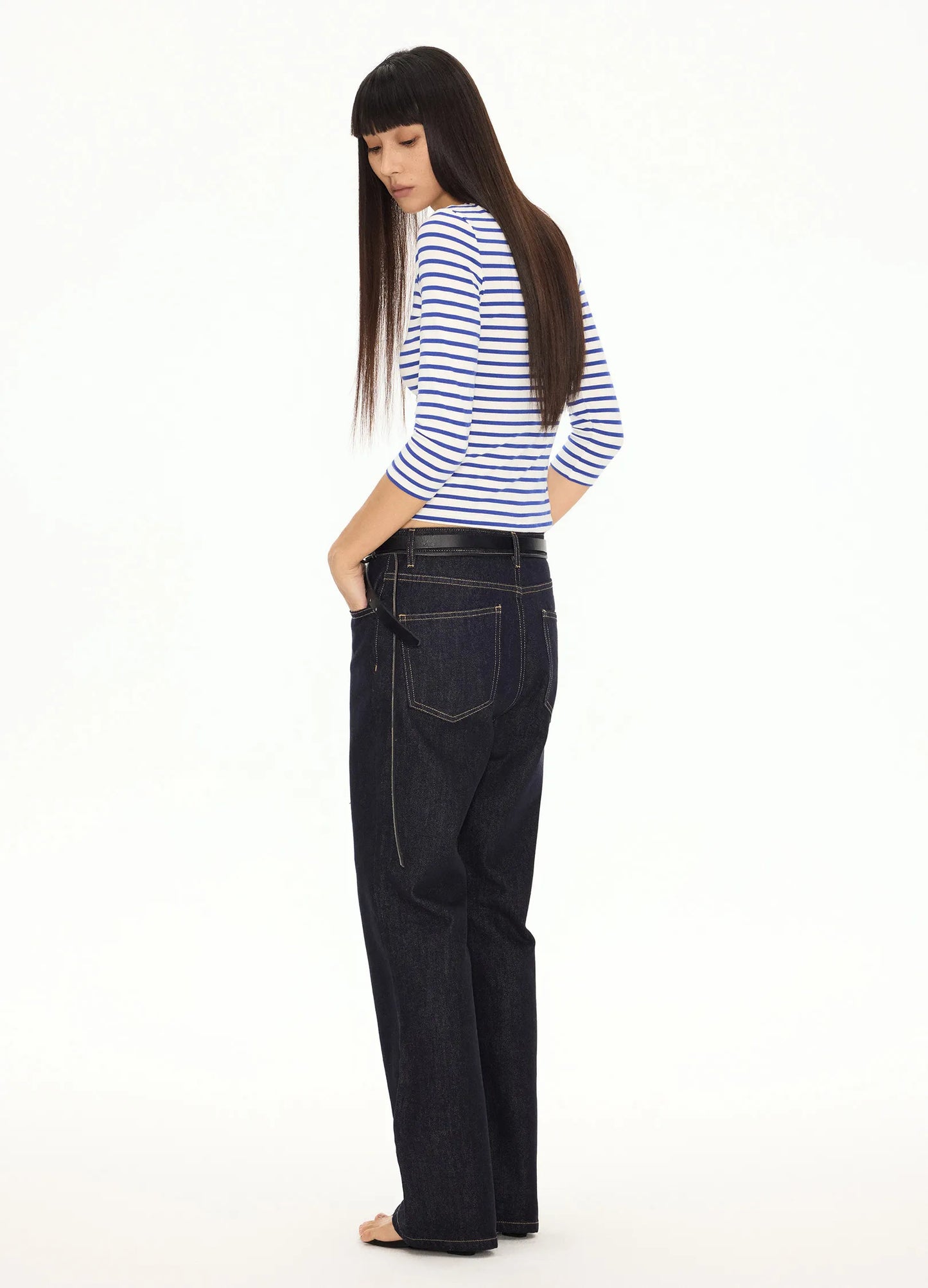 Fitted Striped Longsleeve