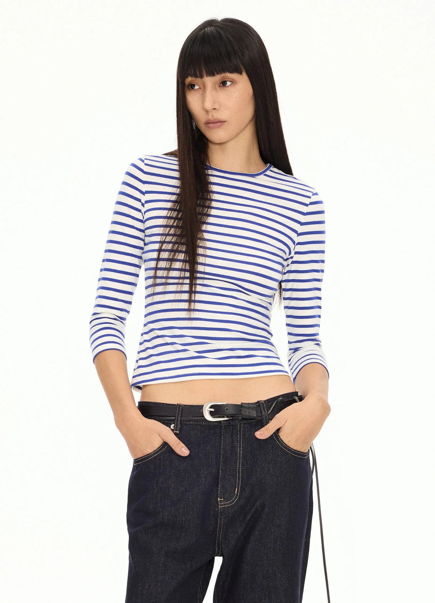 Fitted Striped Longsleeve