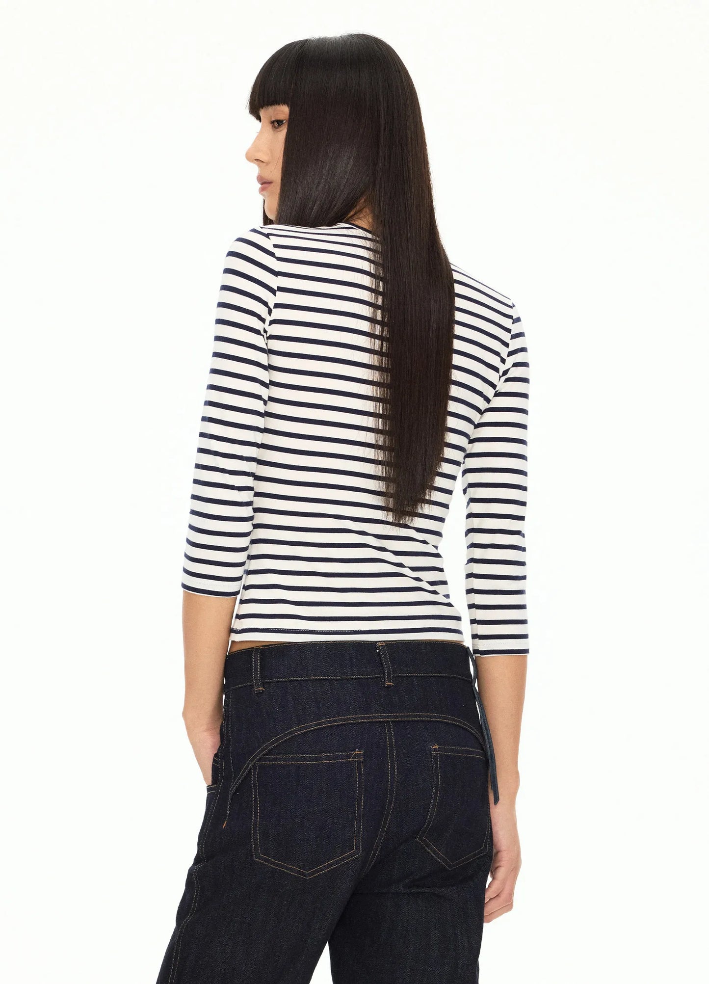 Fitted Striped Longsleeve