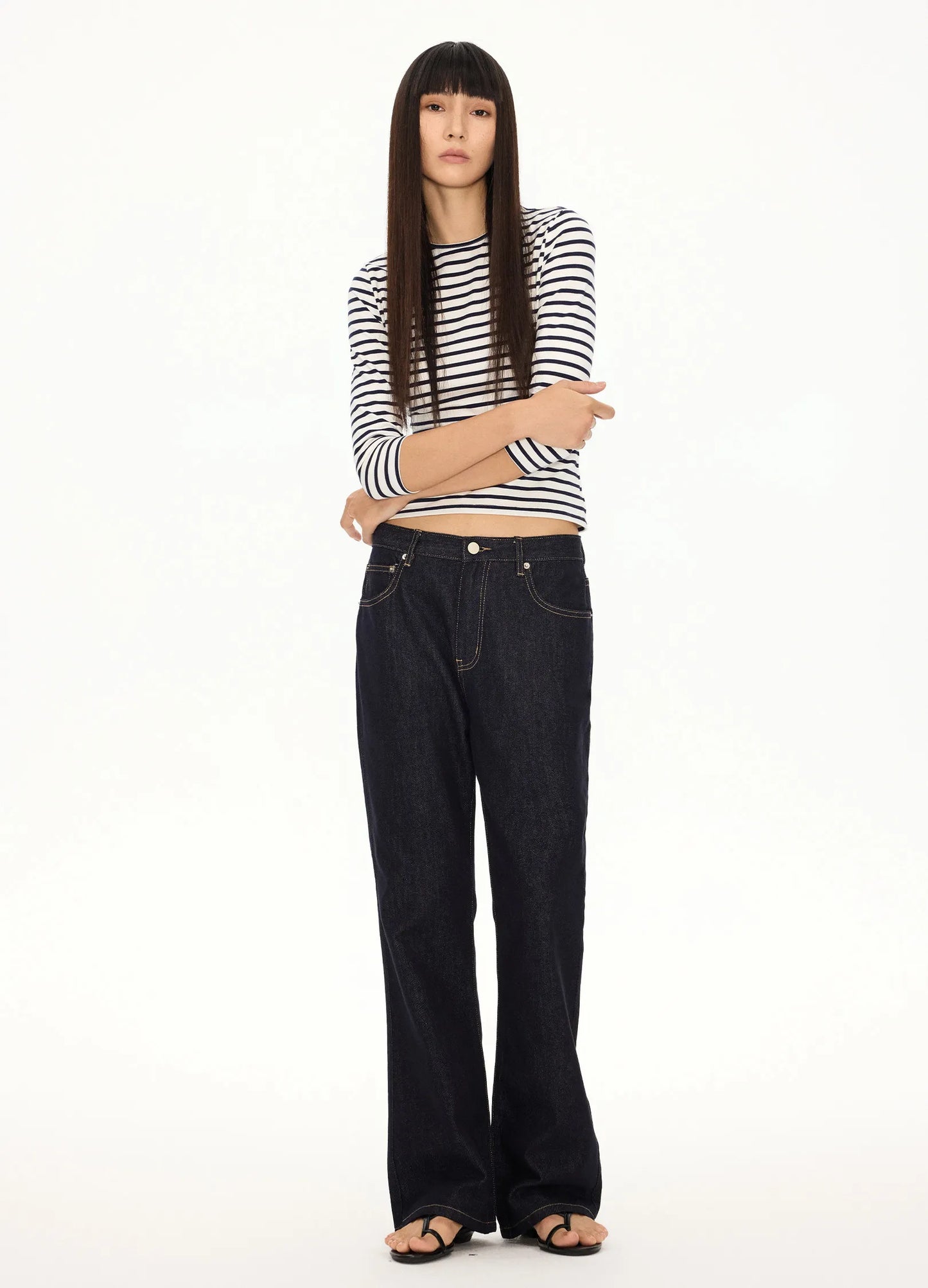 Fitted Striped Longsleeve