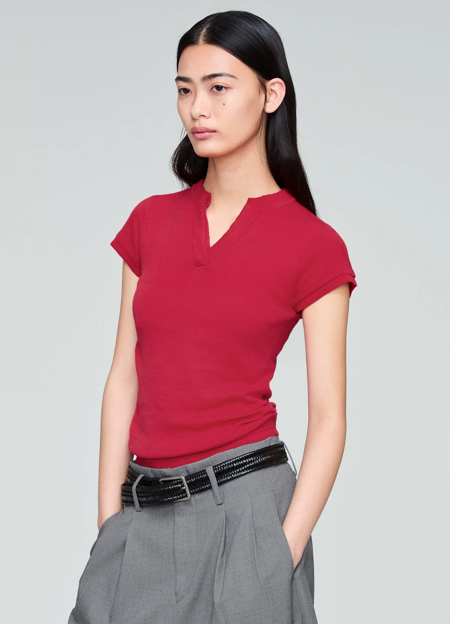 Fitted V Tee