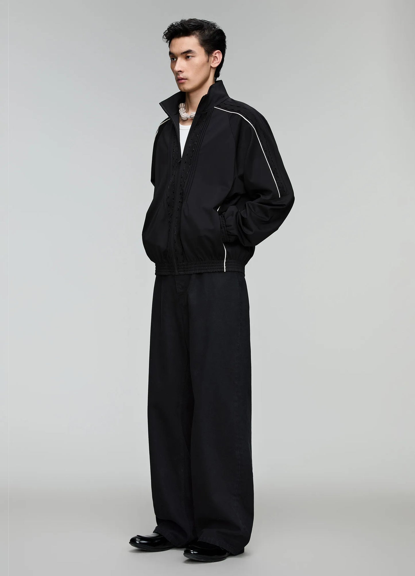 Frayed Track Jacket