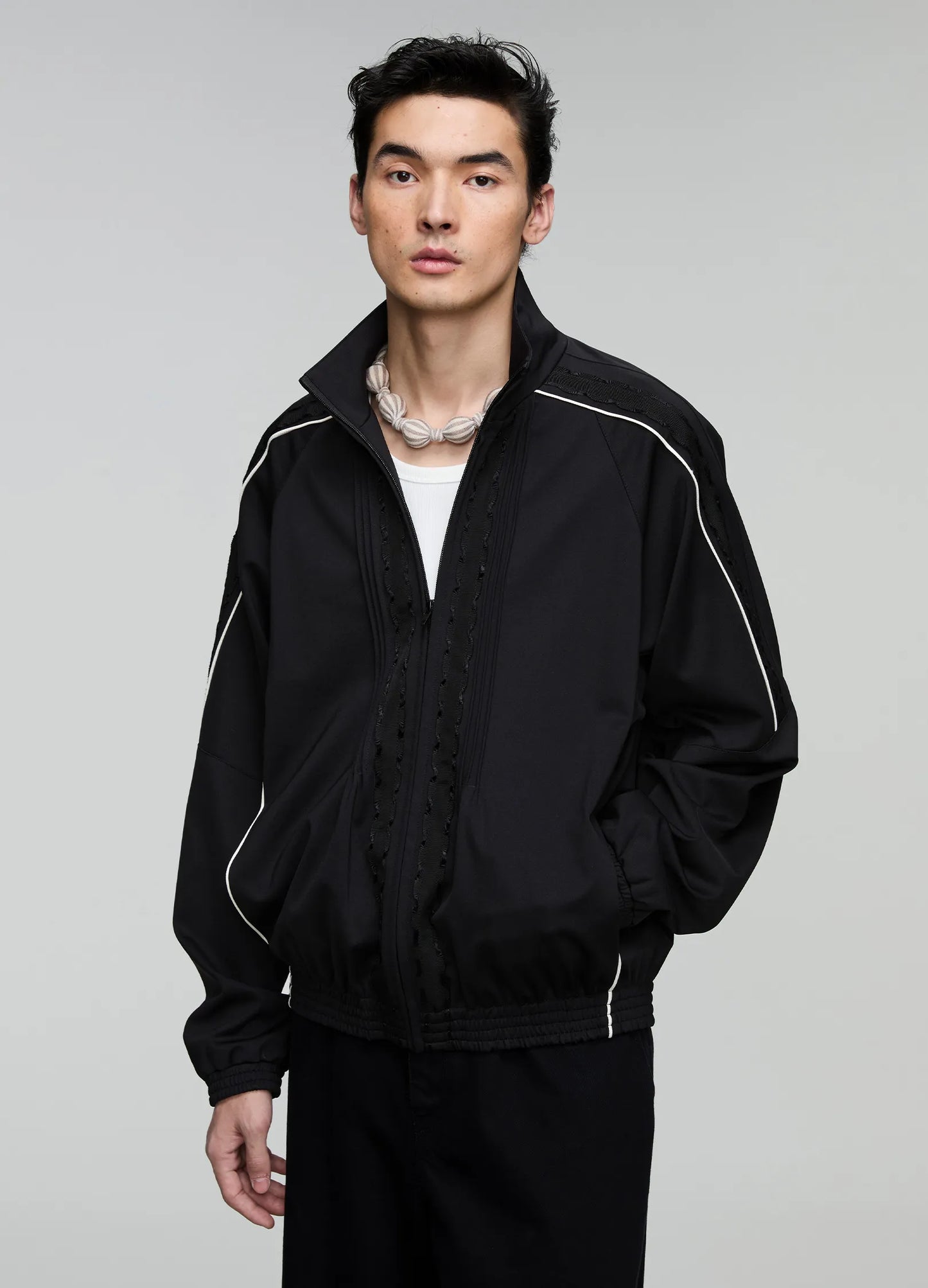 Frayed Track Jacket