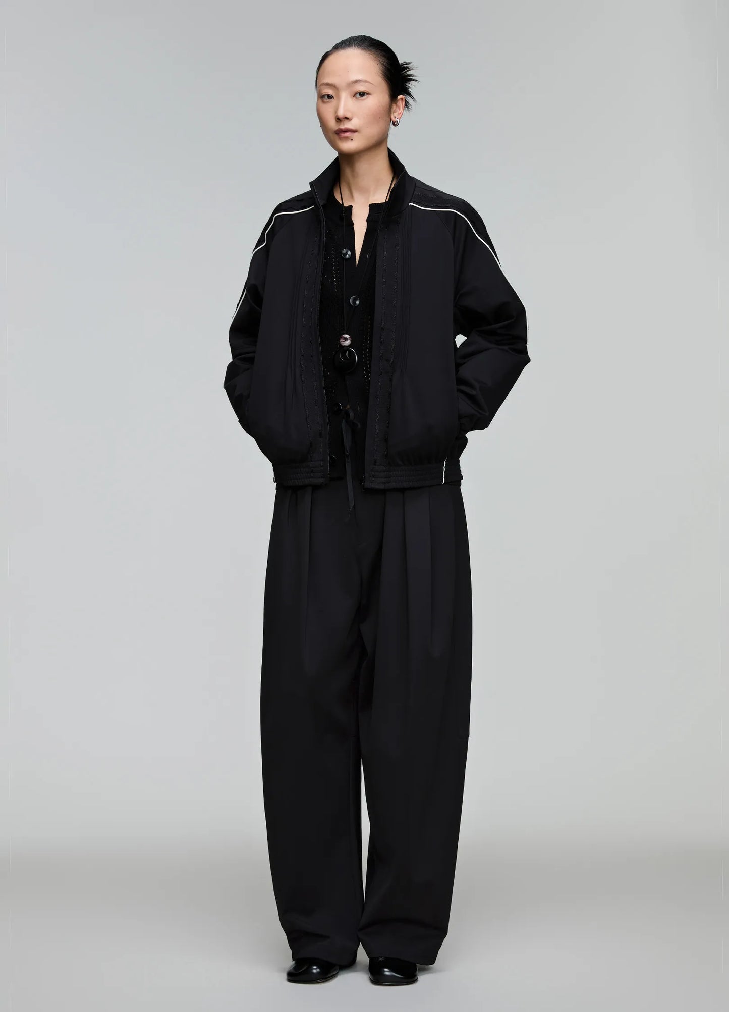 Frayed Track Jacket