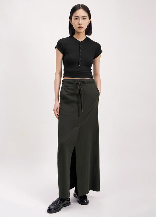 Front Slit Skirt