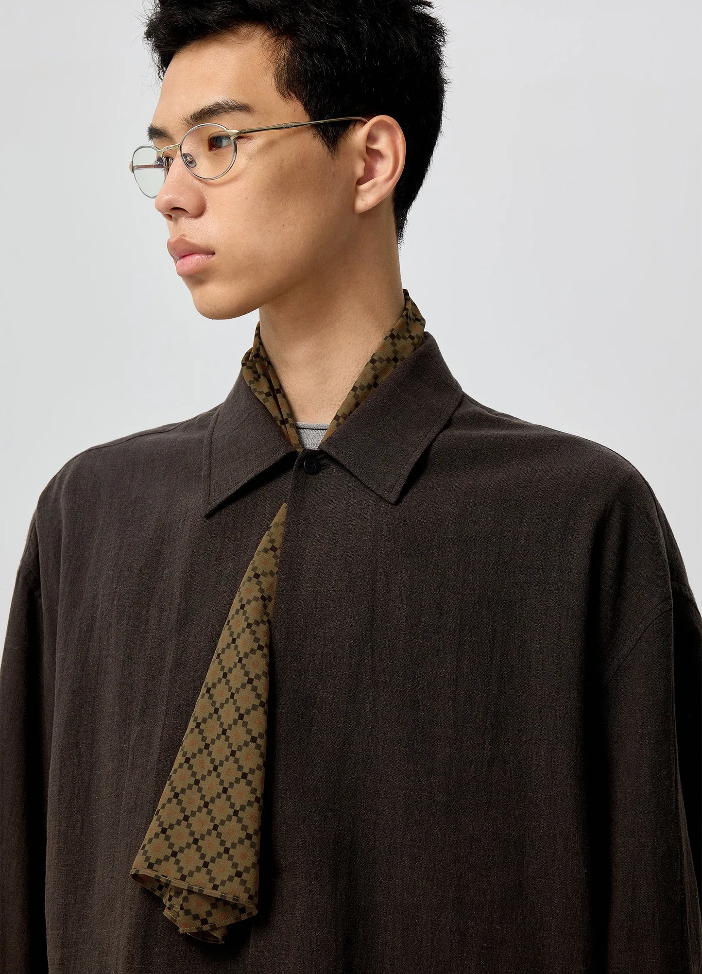 Geo Silk Scarf