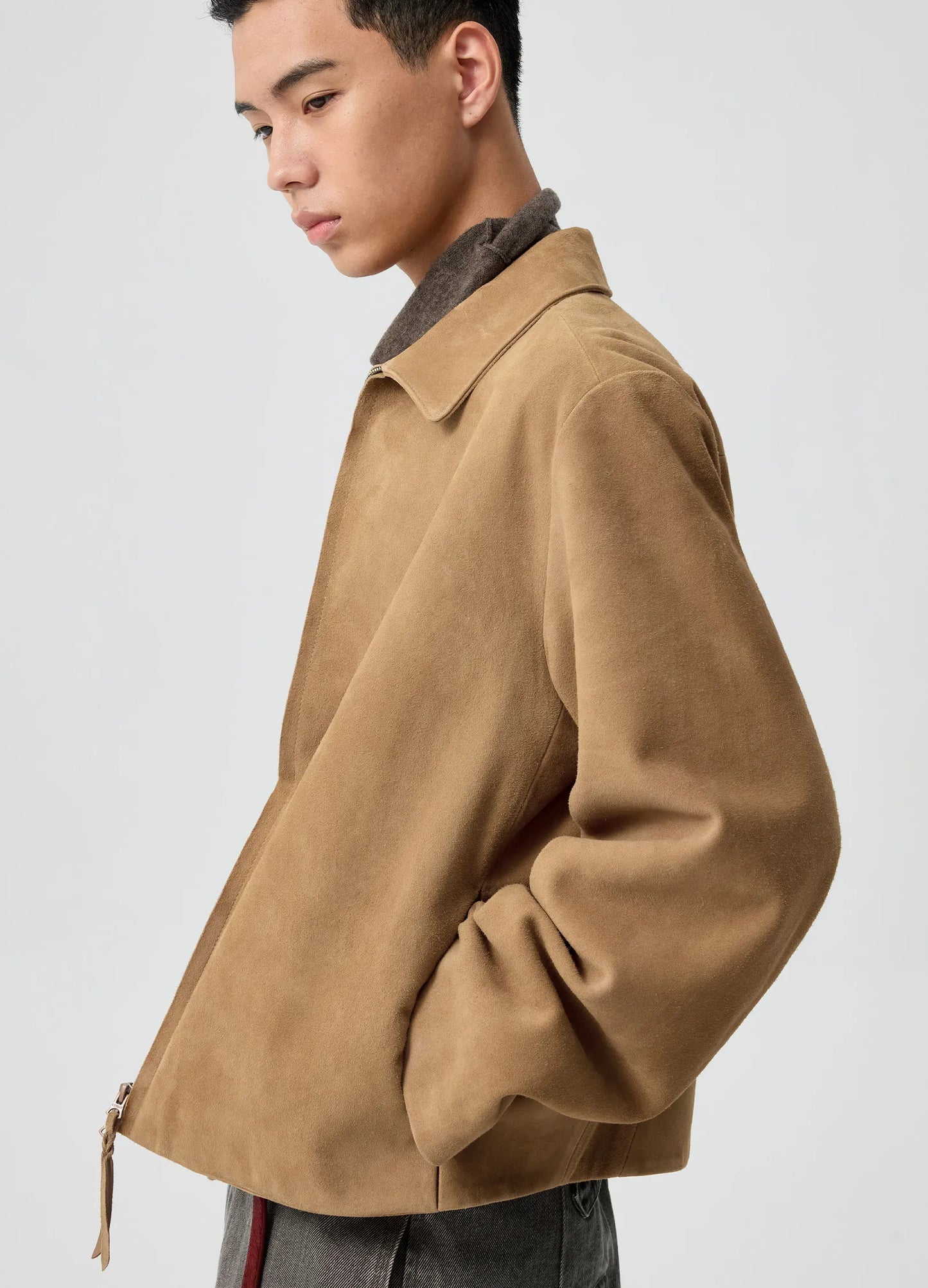 Suede Darted Jacket
