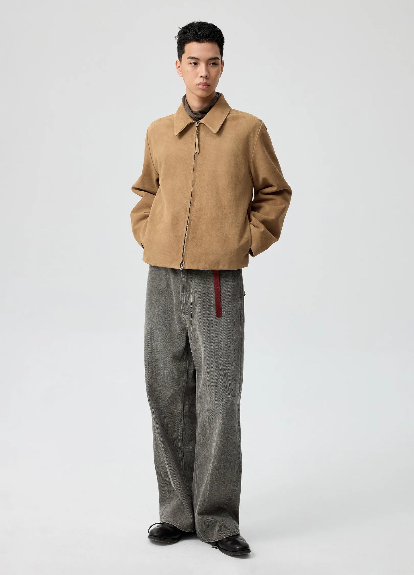 Suede Darted Jacket