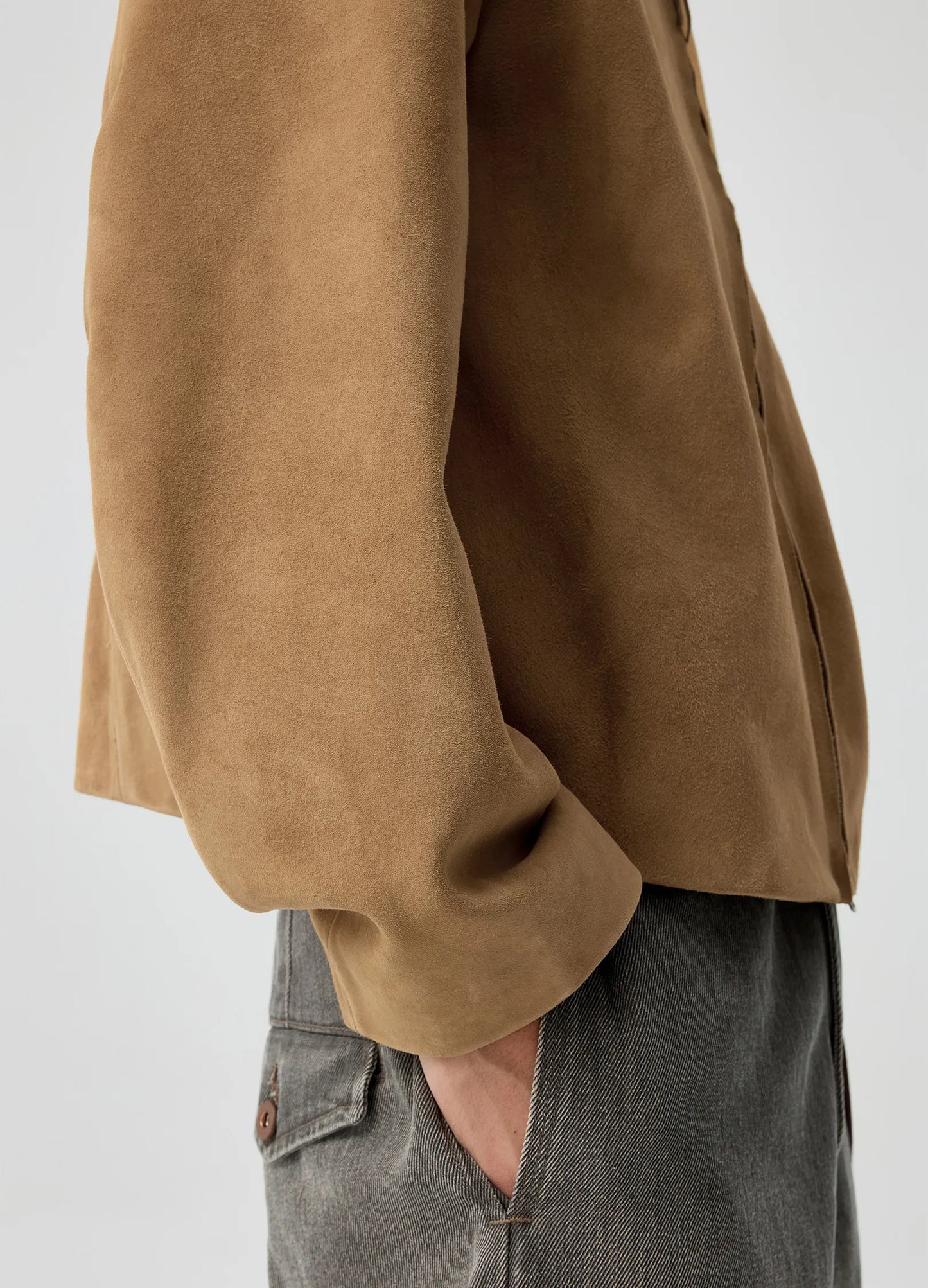 Suede Darted Jacket