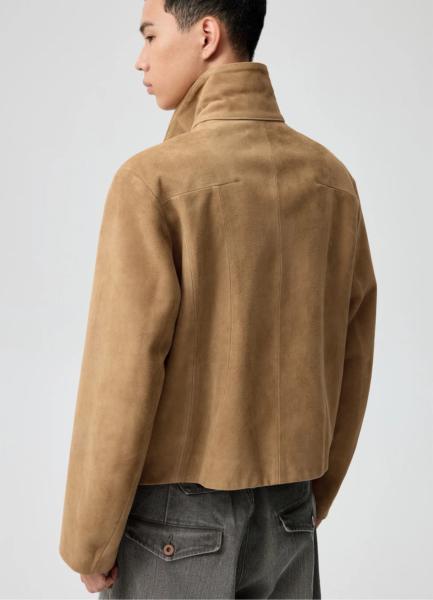 Suede Darted Jacket