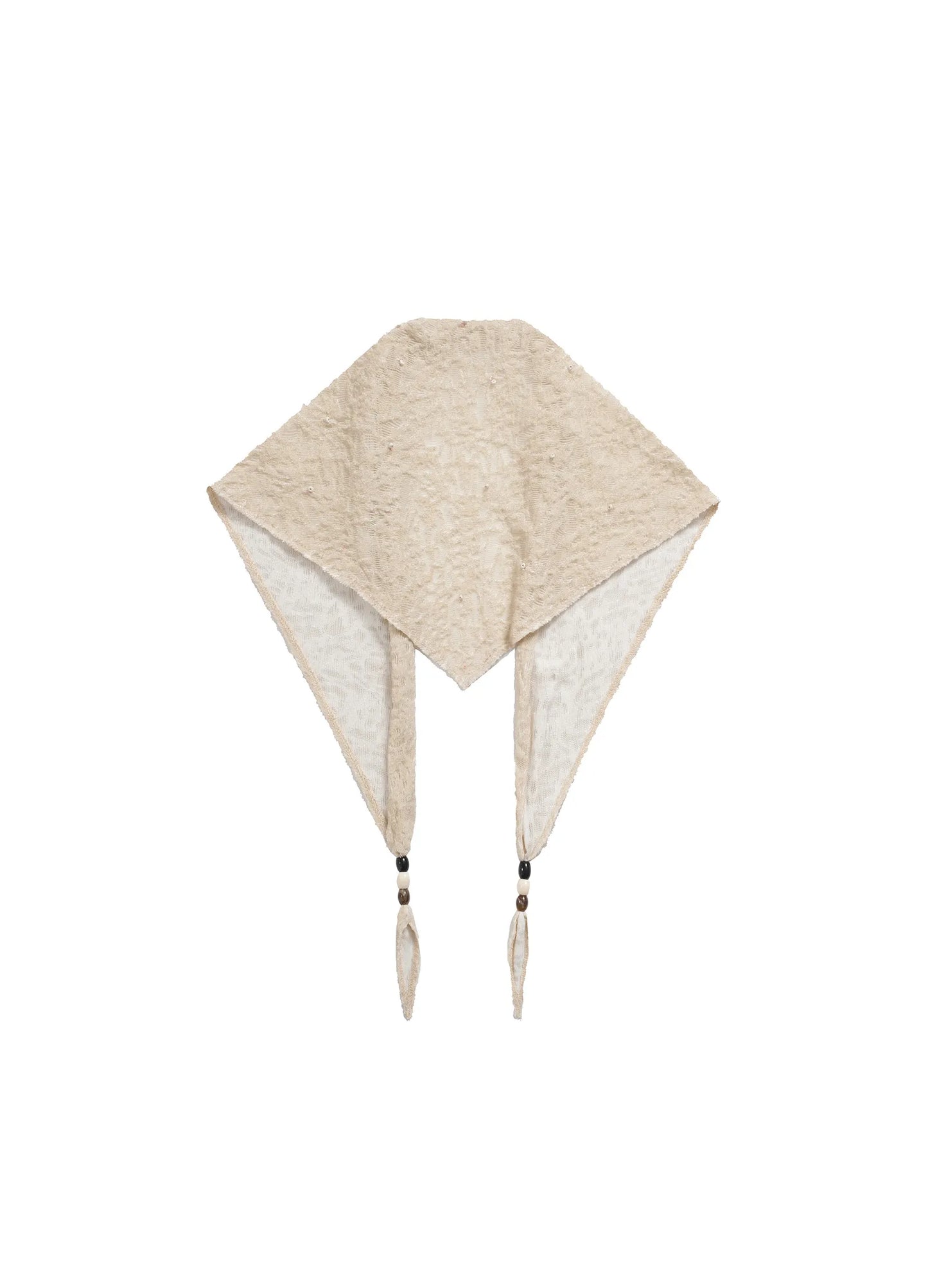 Hand-Studded Knit Bandana