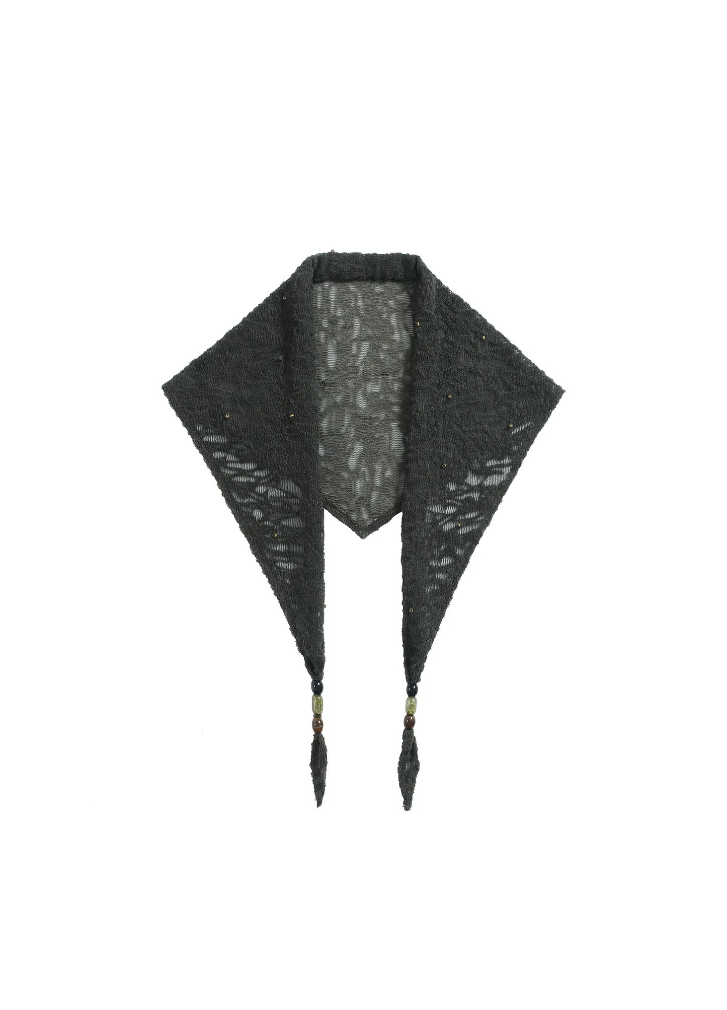 Hand-Studded Knit Bandana