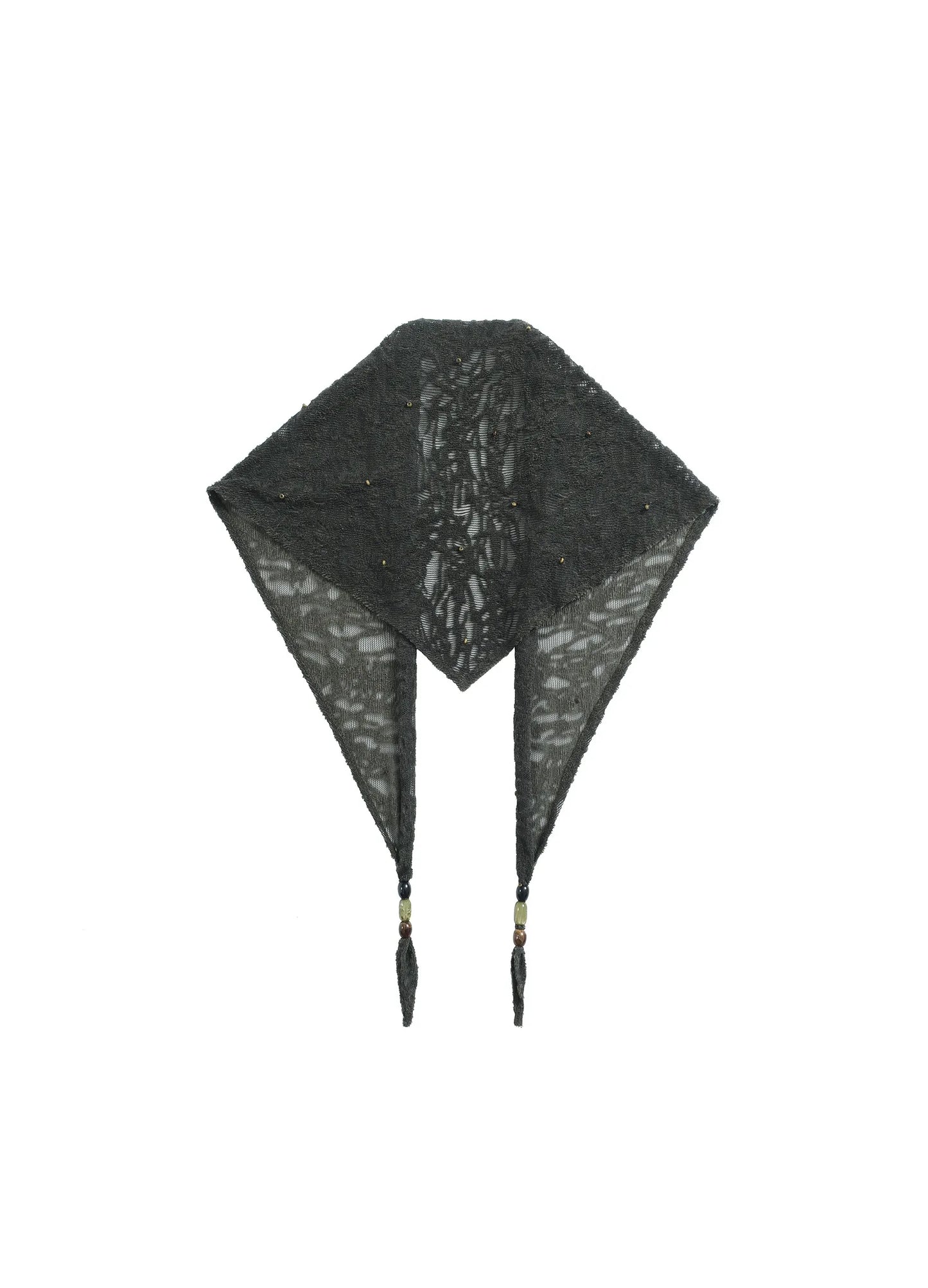 Hand-Studded Knit Bandana