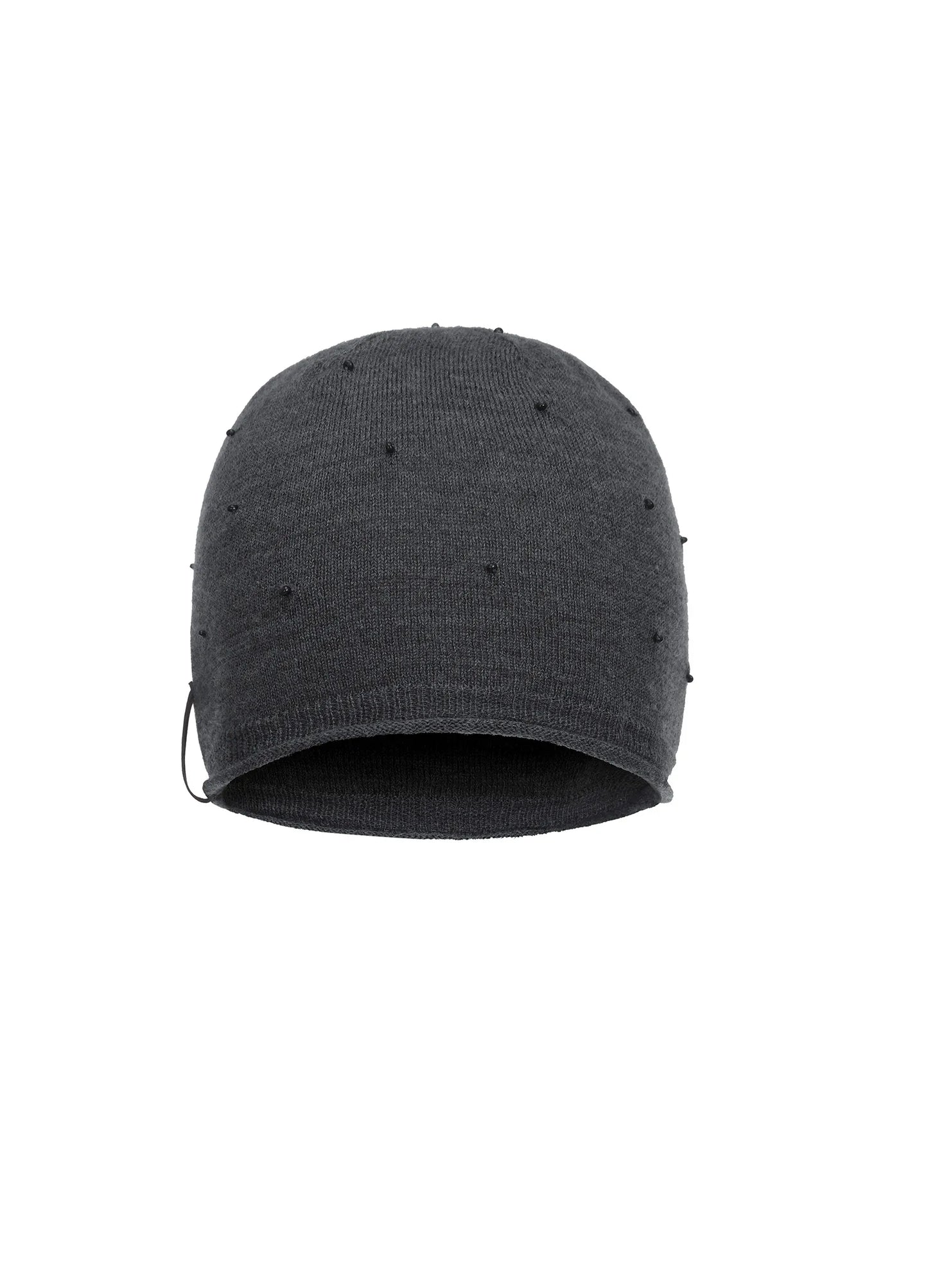 Hand-Studded Merino Wool Beanie