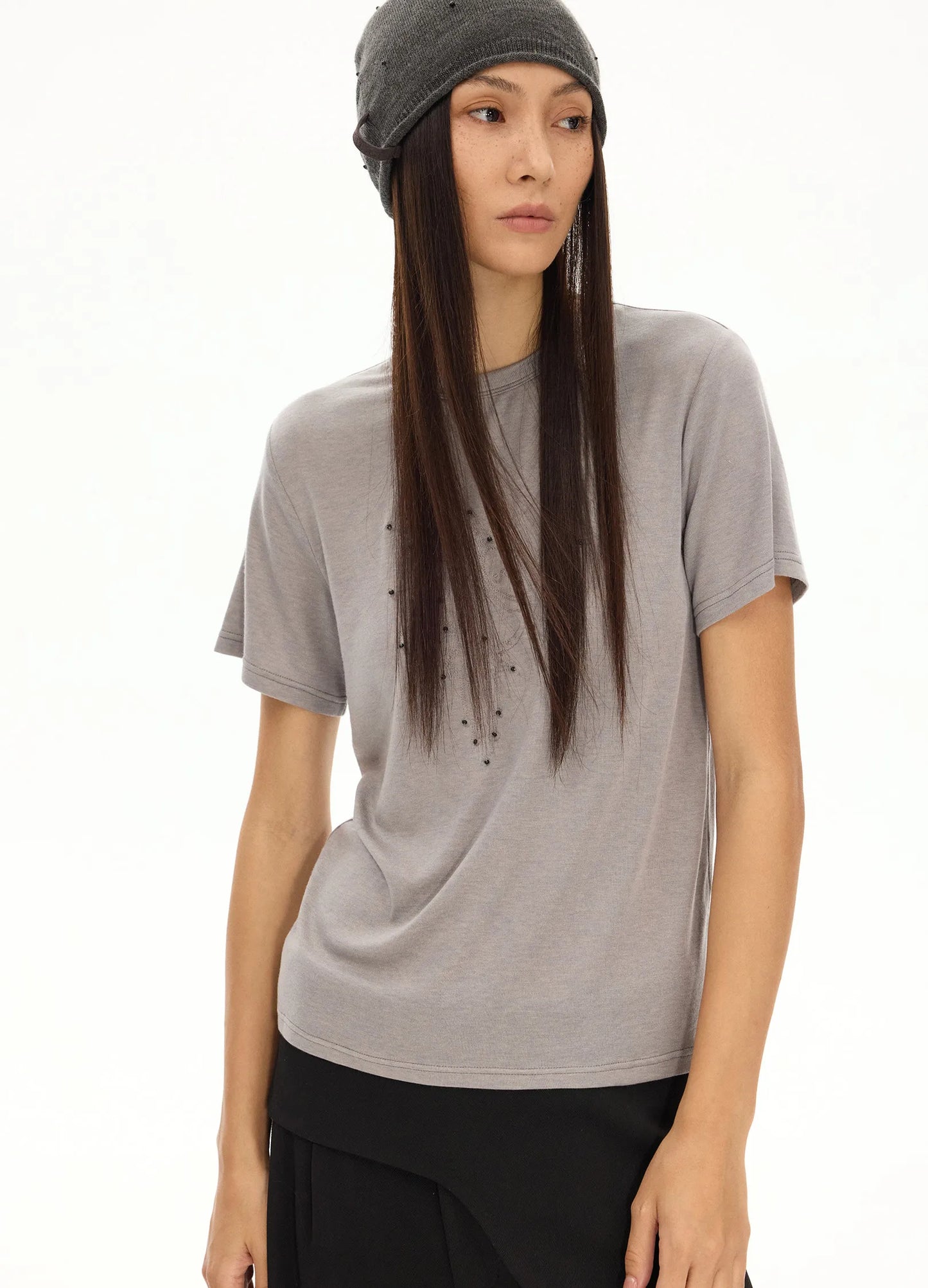 Hand-Studded Muscle Tee