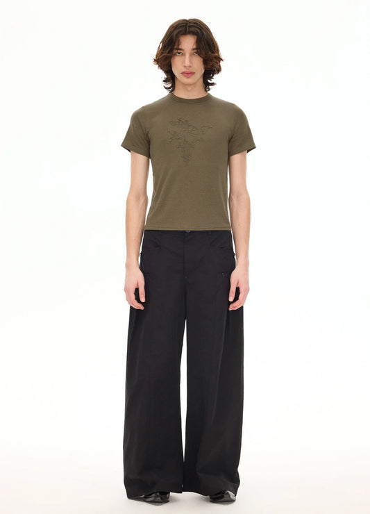 Hand-Studded Muscle Tee