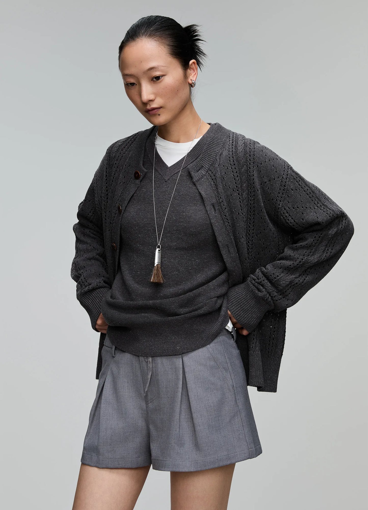 Hollow Cardigan