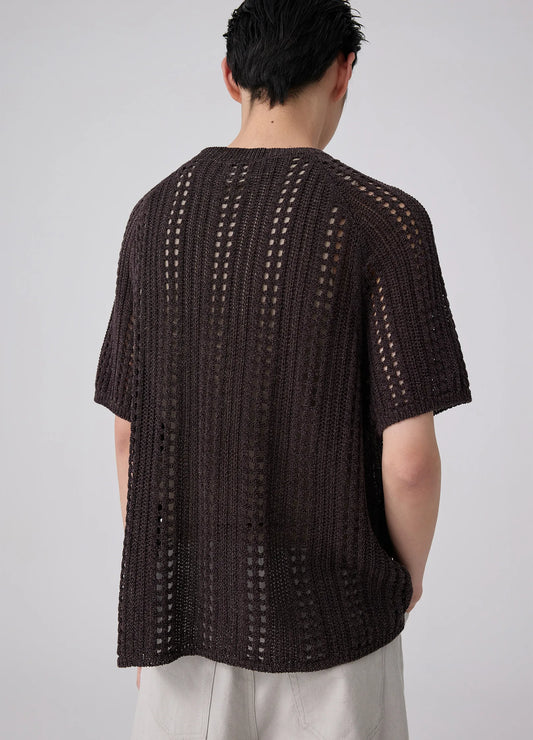 Hollow Crochet Tee