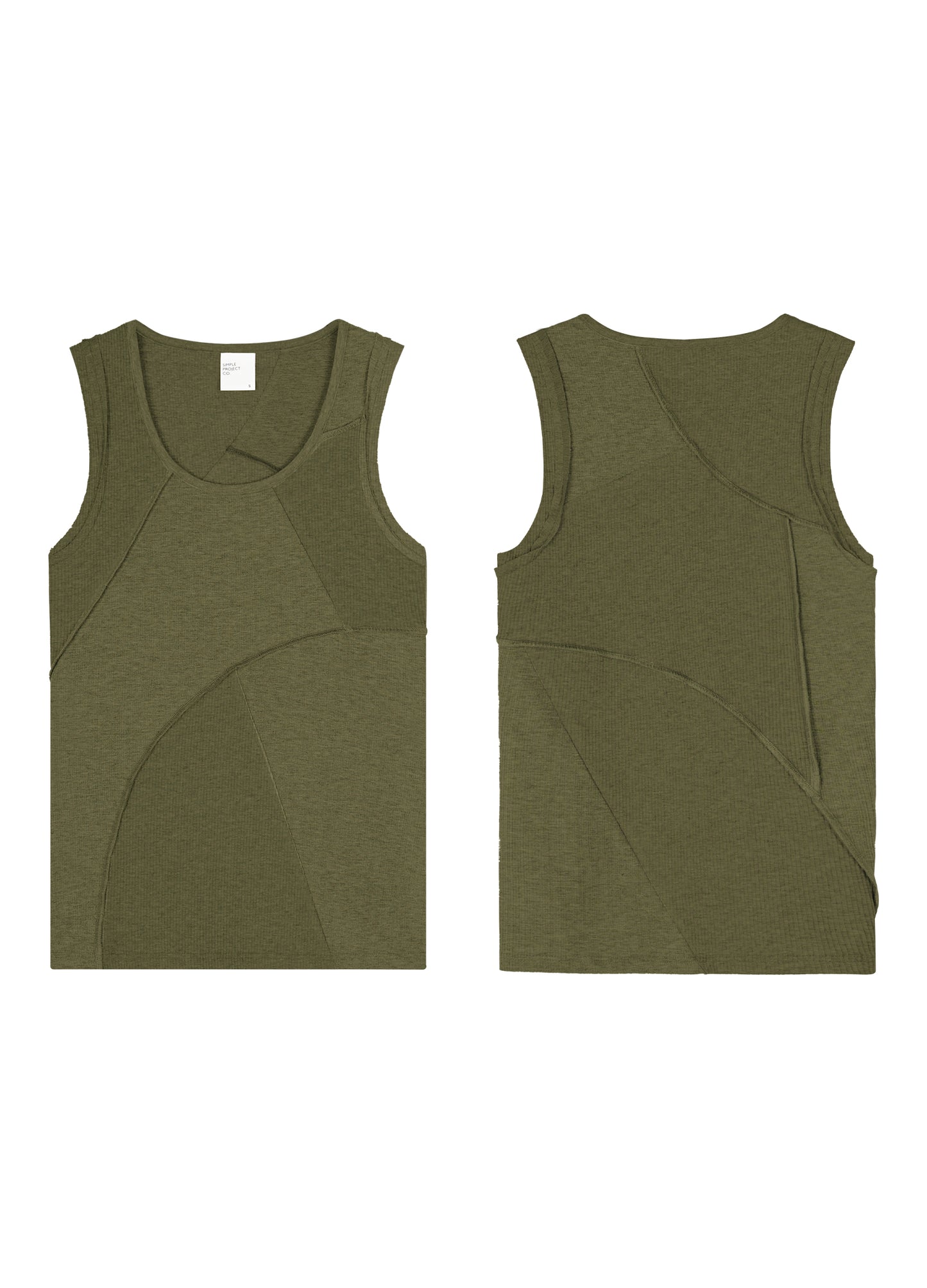 Irregular Splice Tank Top