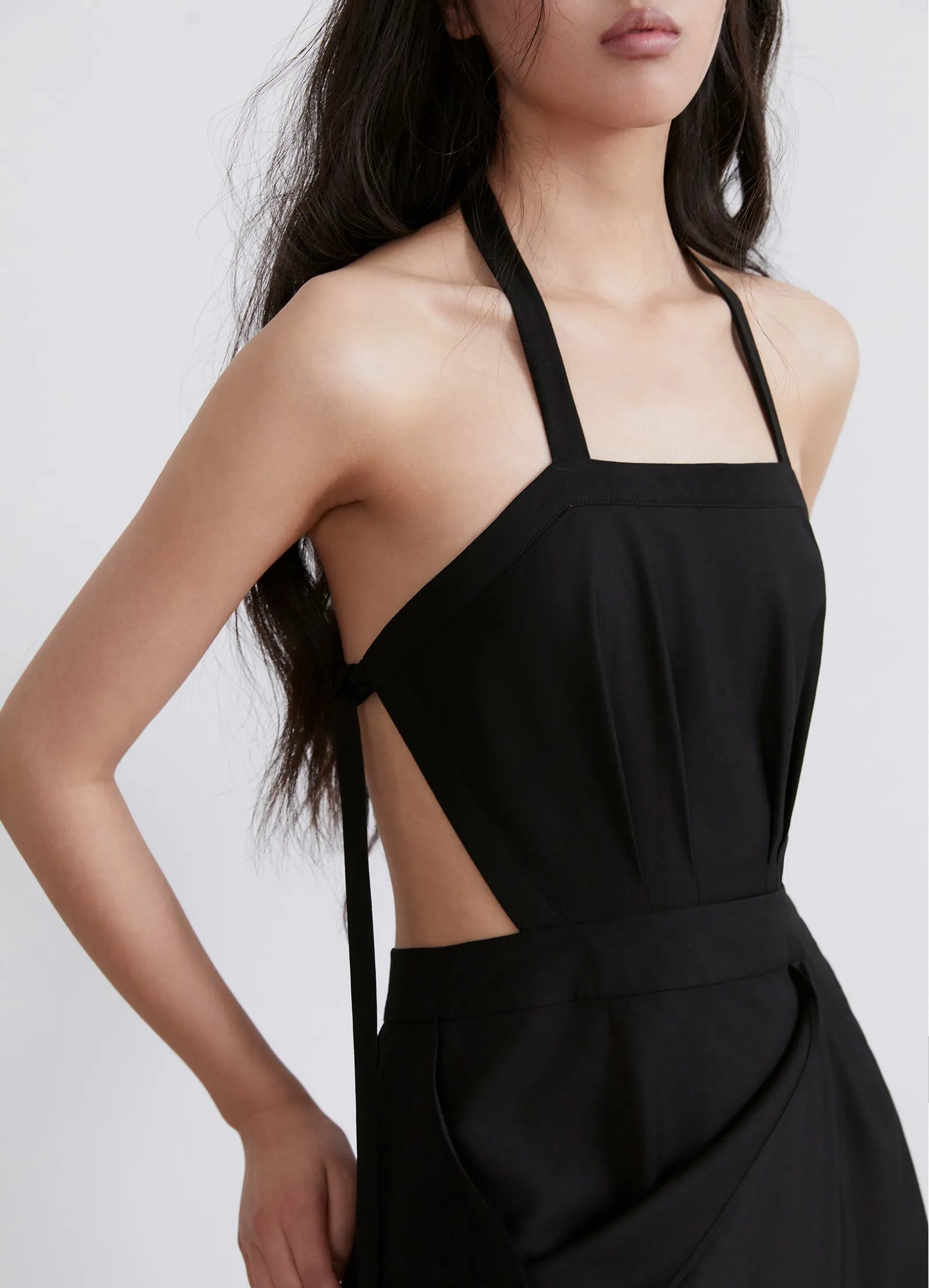 Irregular Pleated Dress