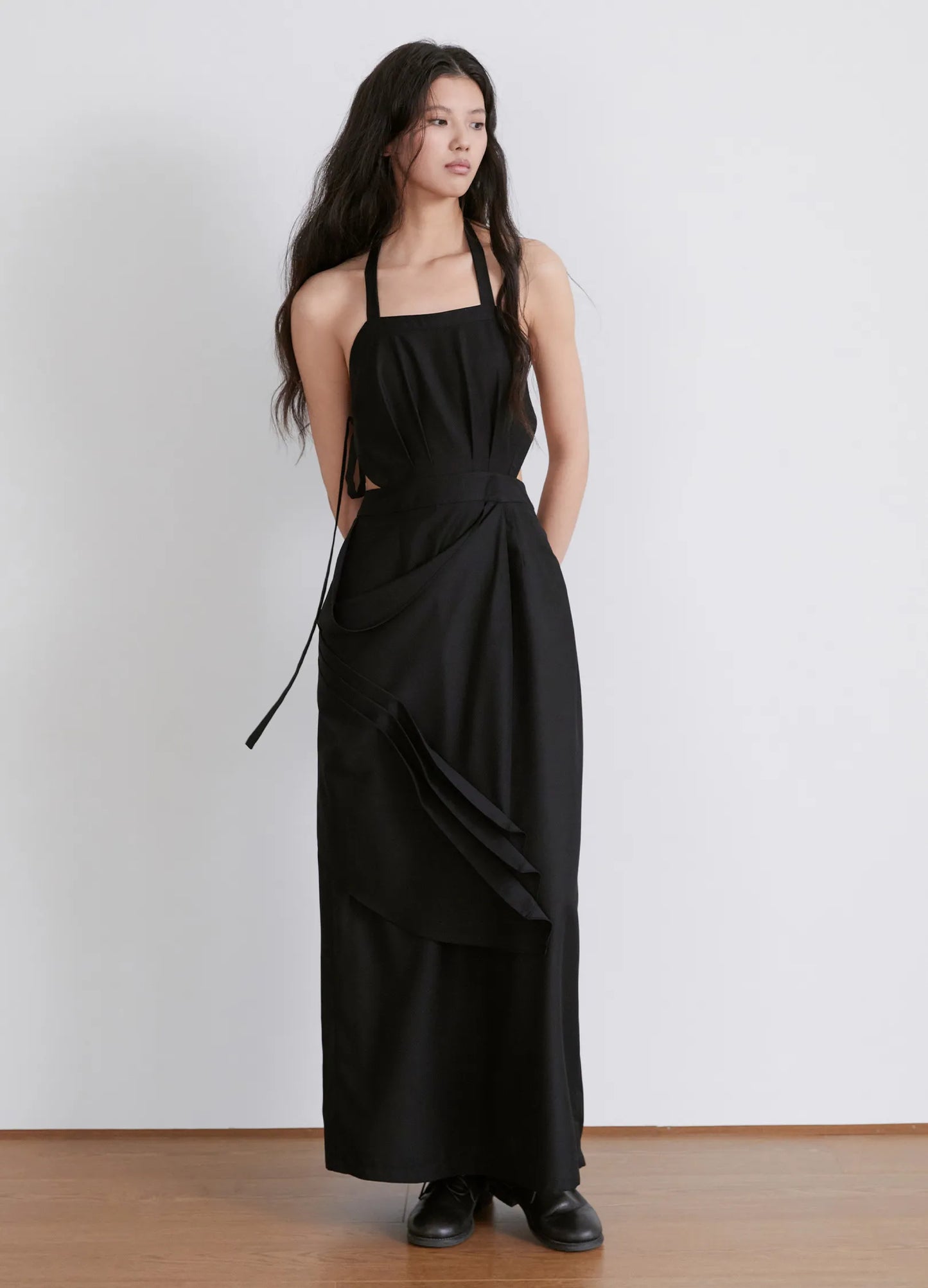 Irregular Pleated Dress