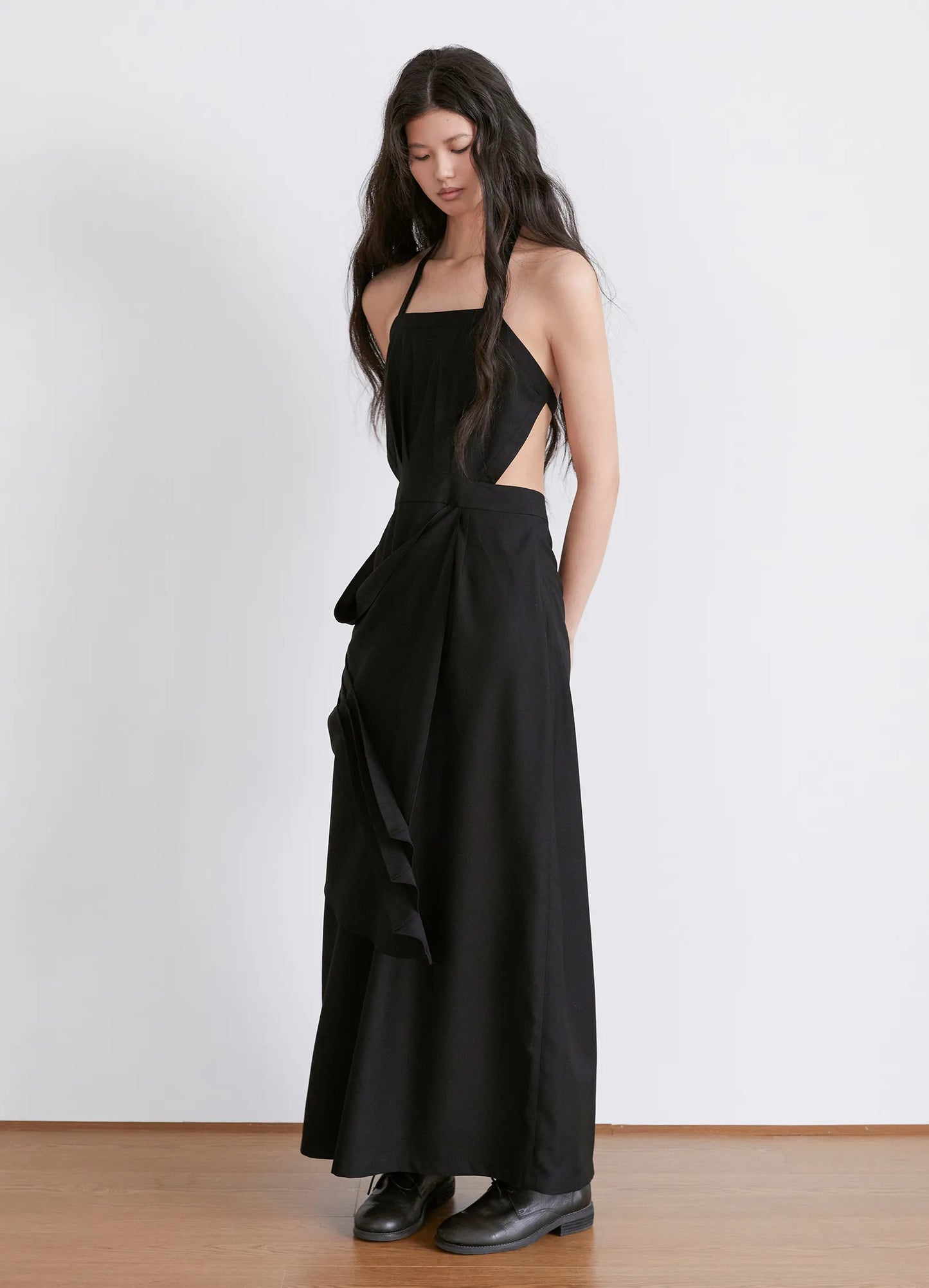 Irregular Pleated Dress