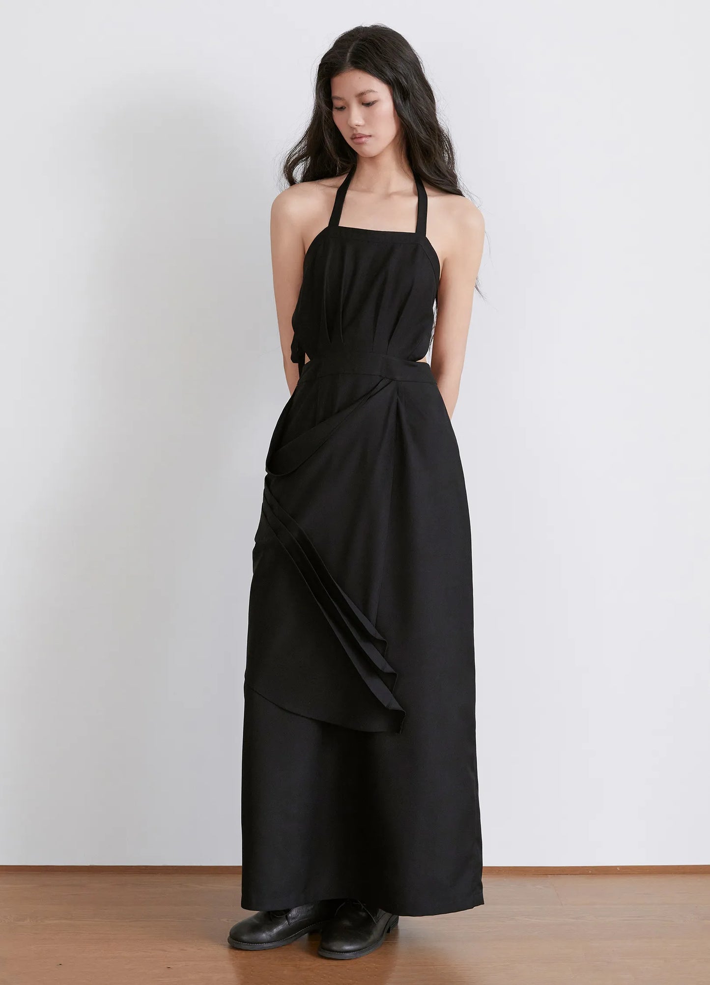 Irregular Pleated Dress