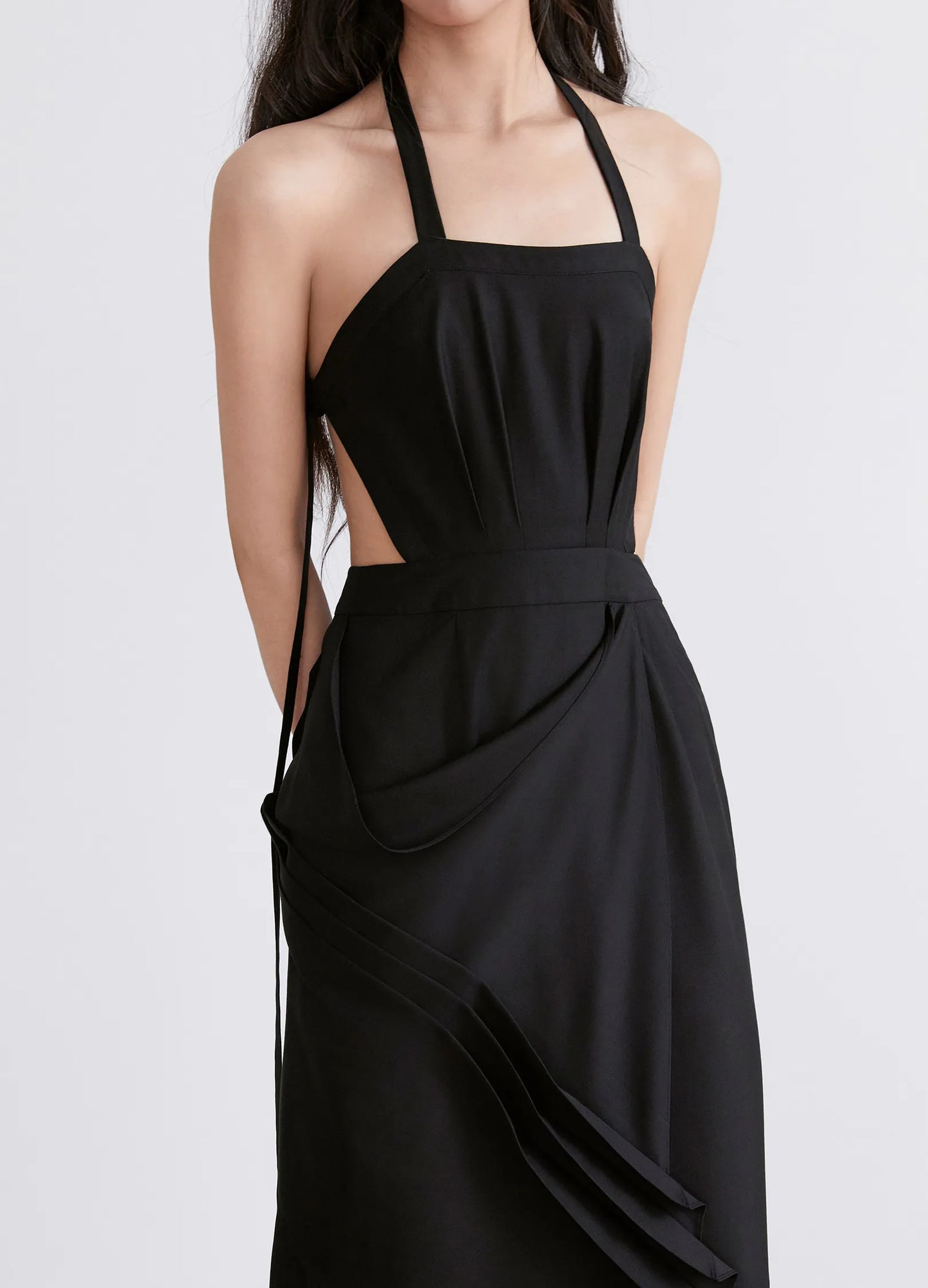 Irregular Pleated Dress