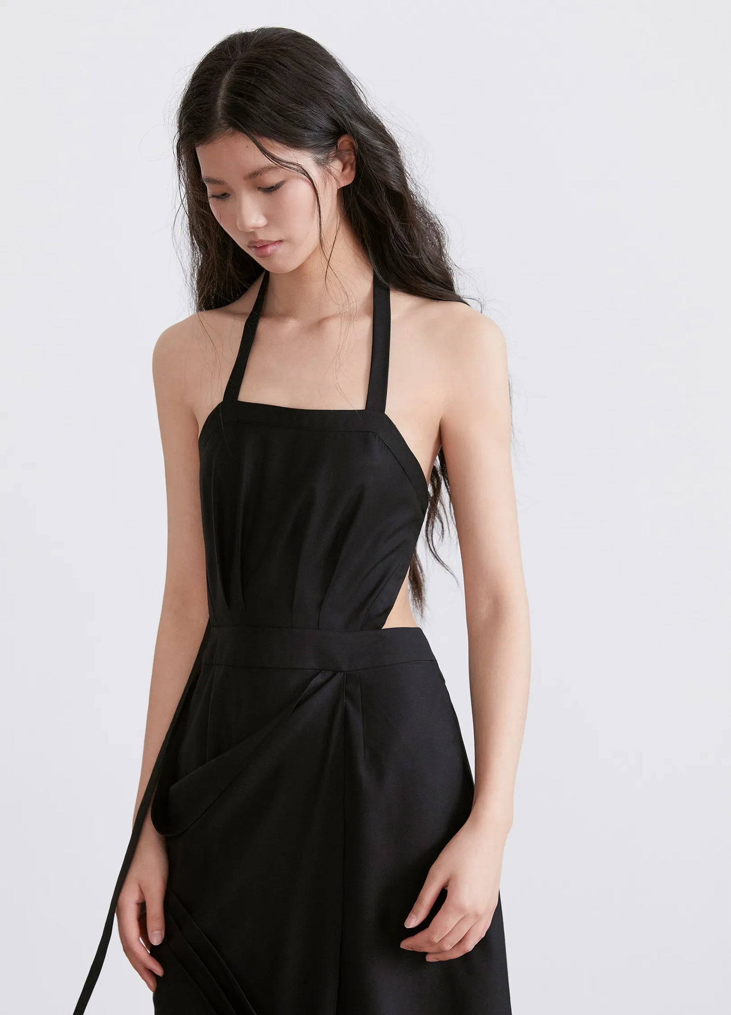 Irregular Pleated Dress