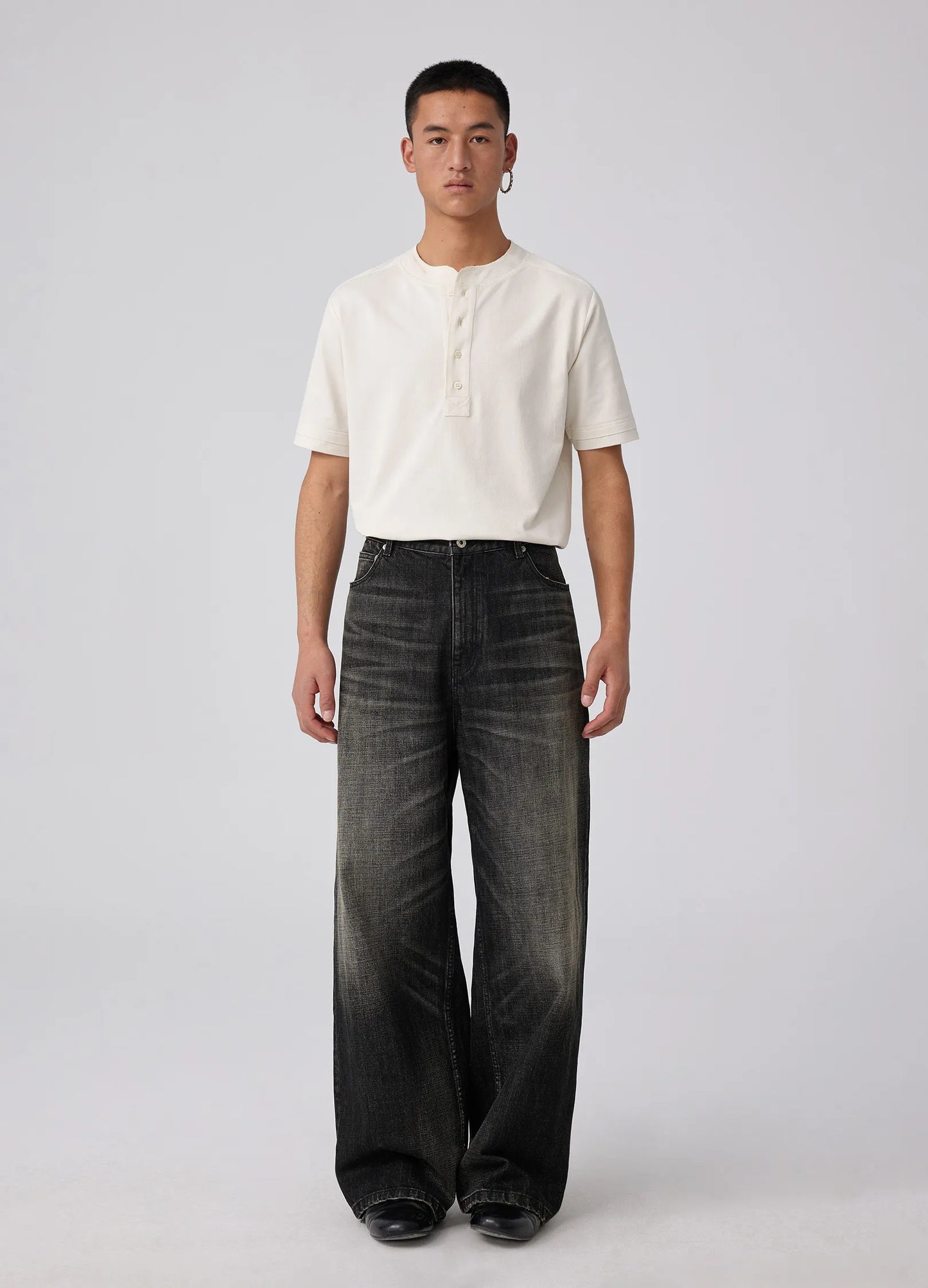Jet Wash Wide Denim