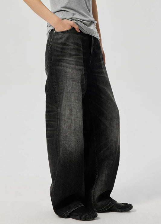 Jet Wash Wide Denim