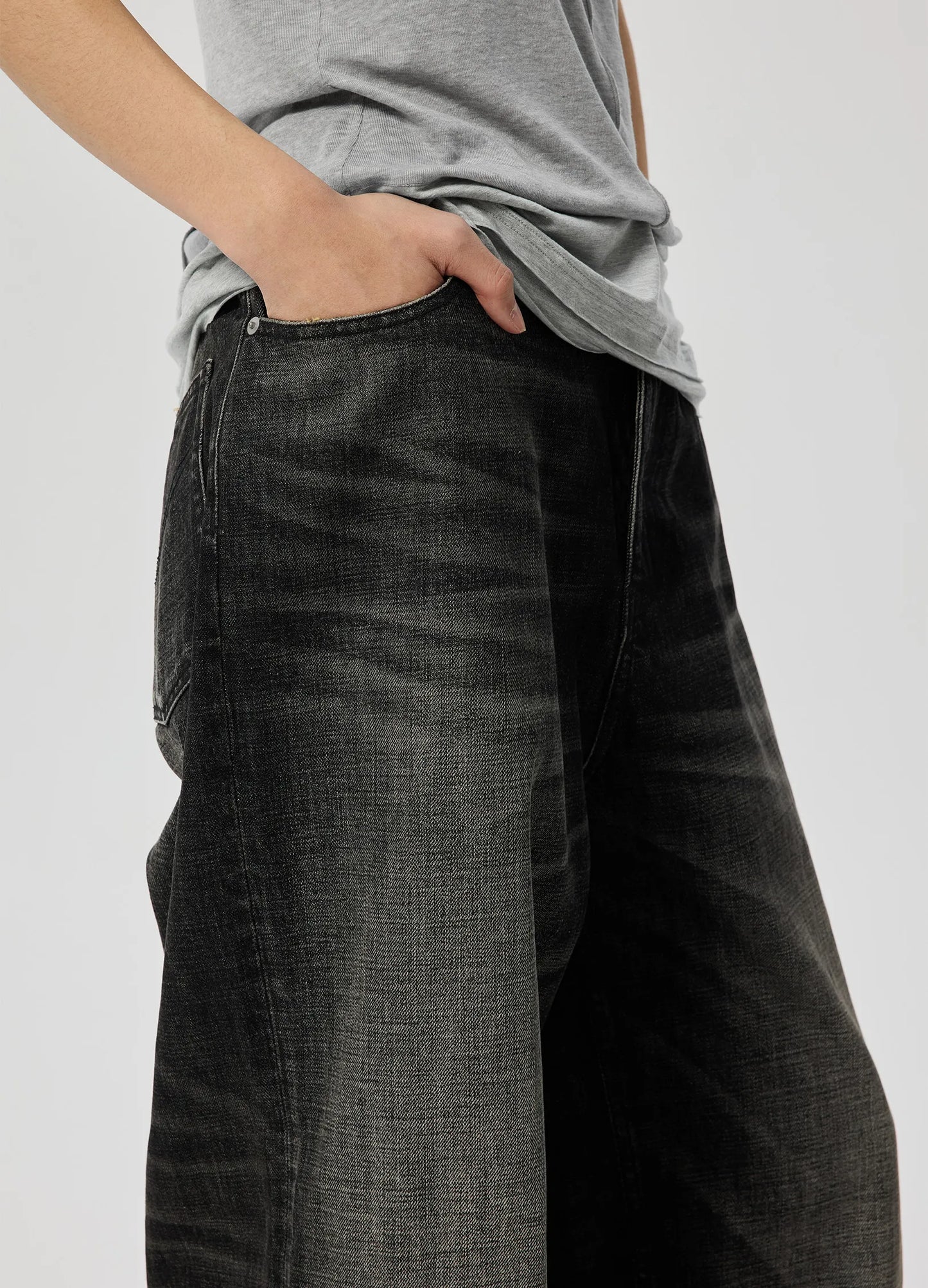 Jet Wash Wide Denim