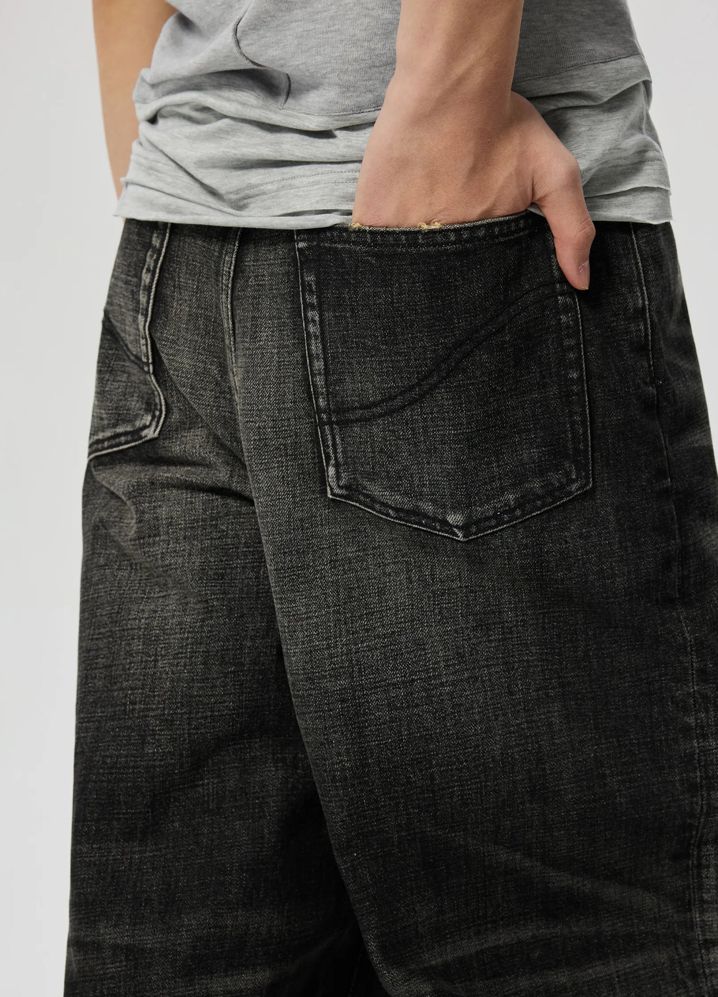 Jet Wash Wide Denim