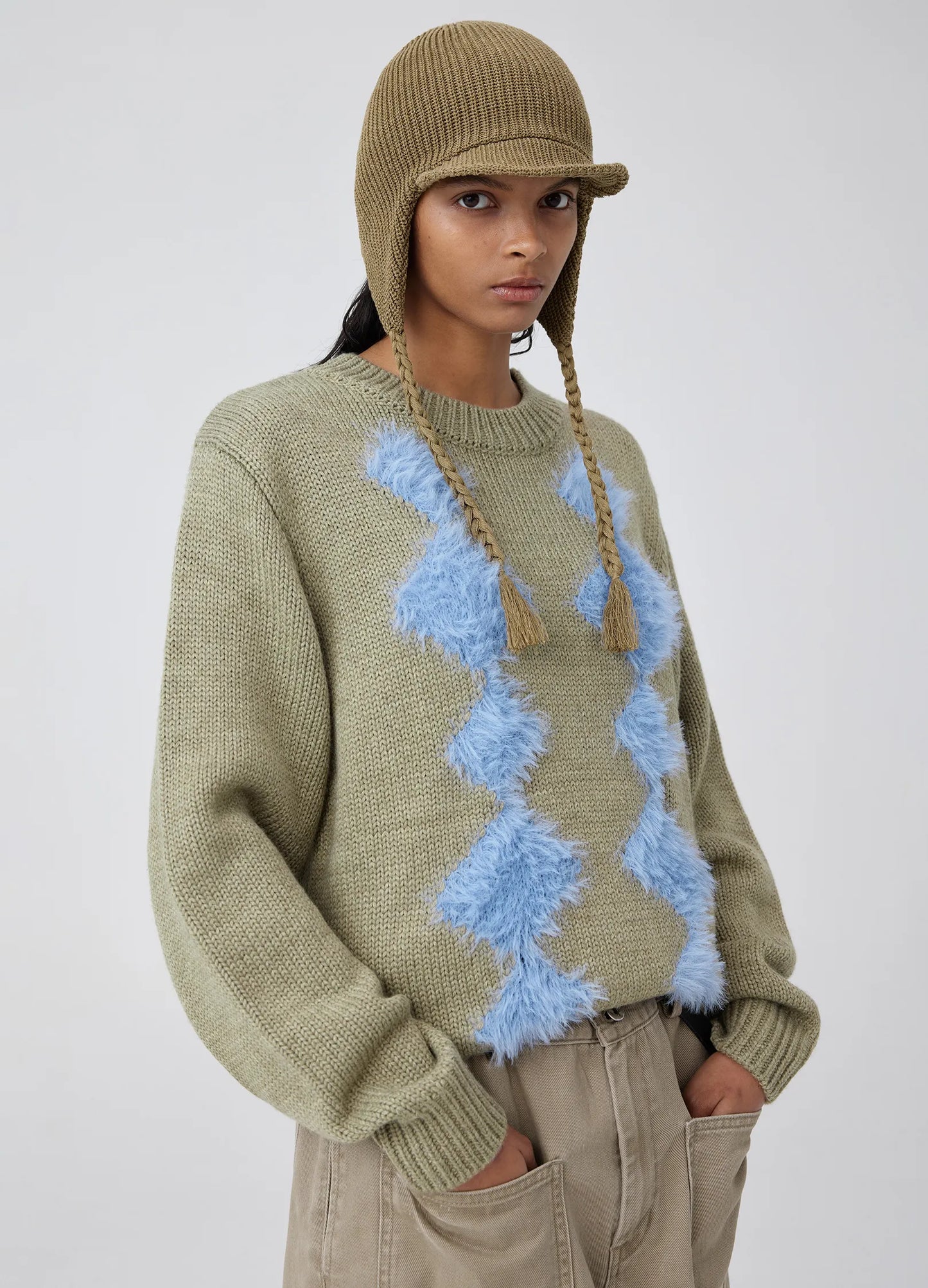 Knitted Trapper Hat