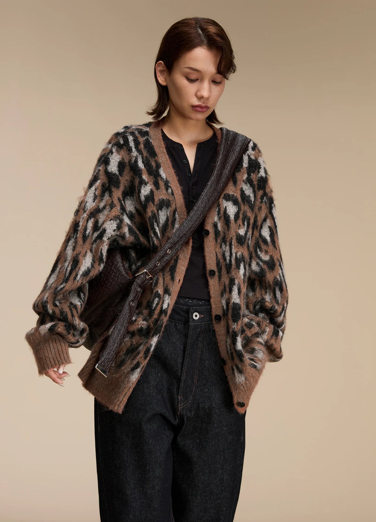 Leopard Print Cardigan